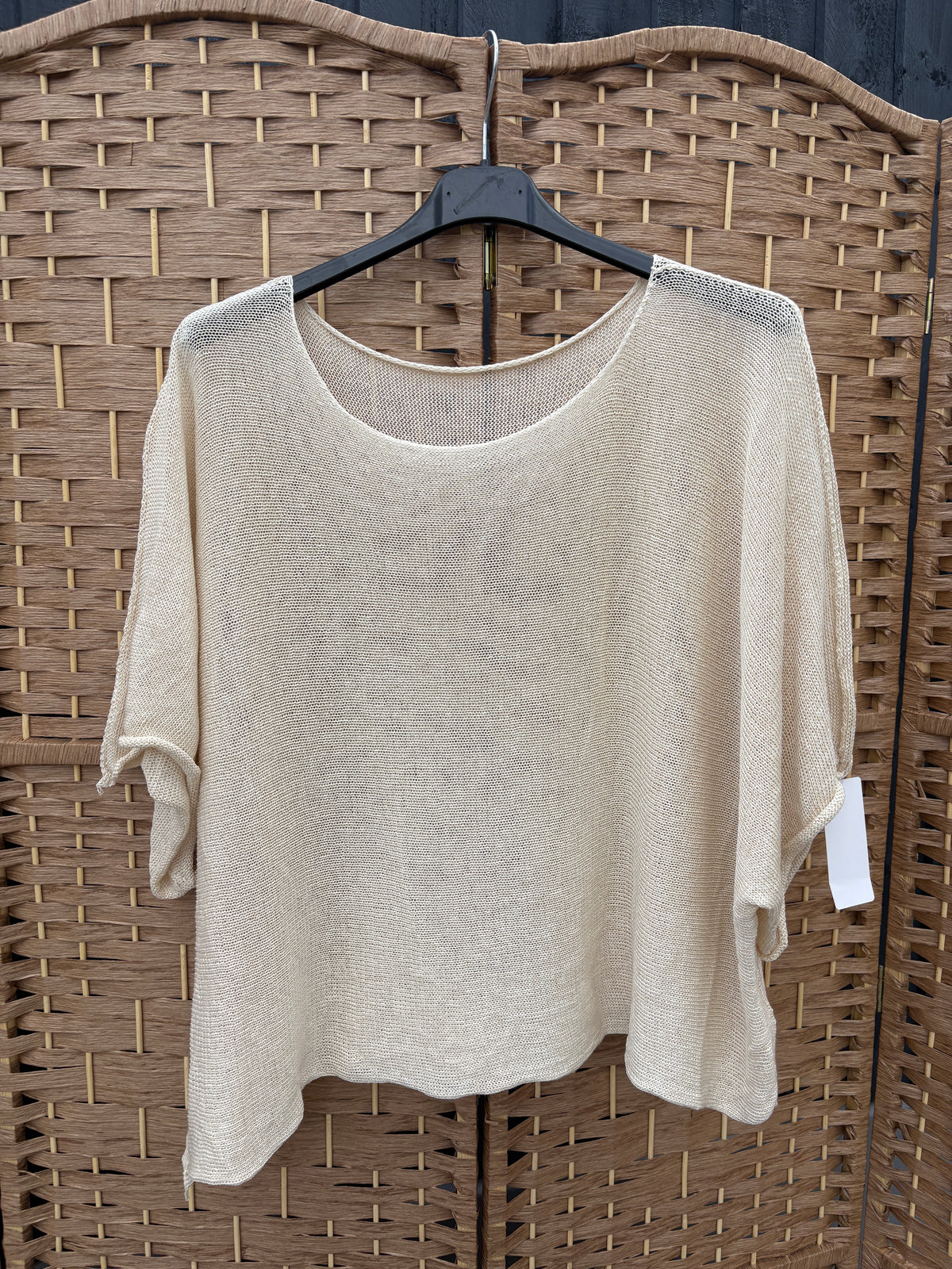 Made in Italy Box Knit Top Various Colours