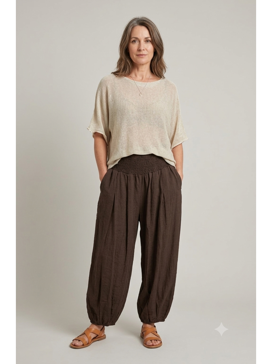 Made in Italy Box Knit Top Various Colours