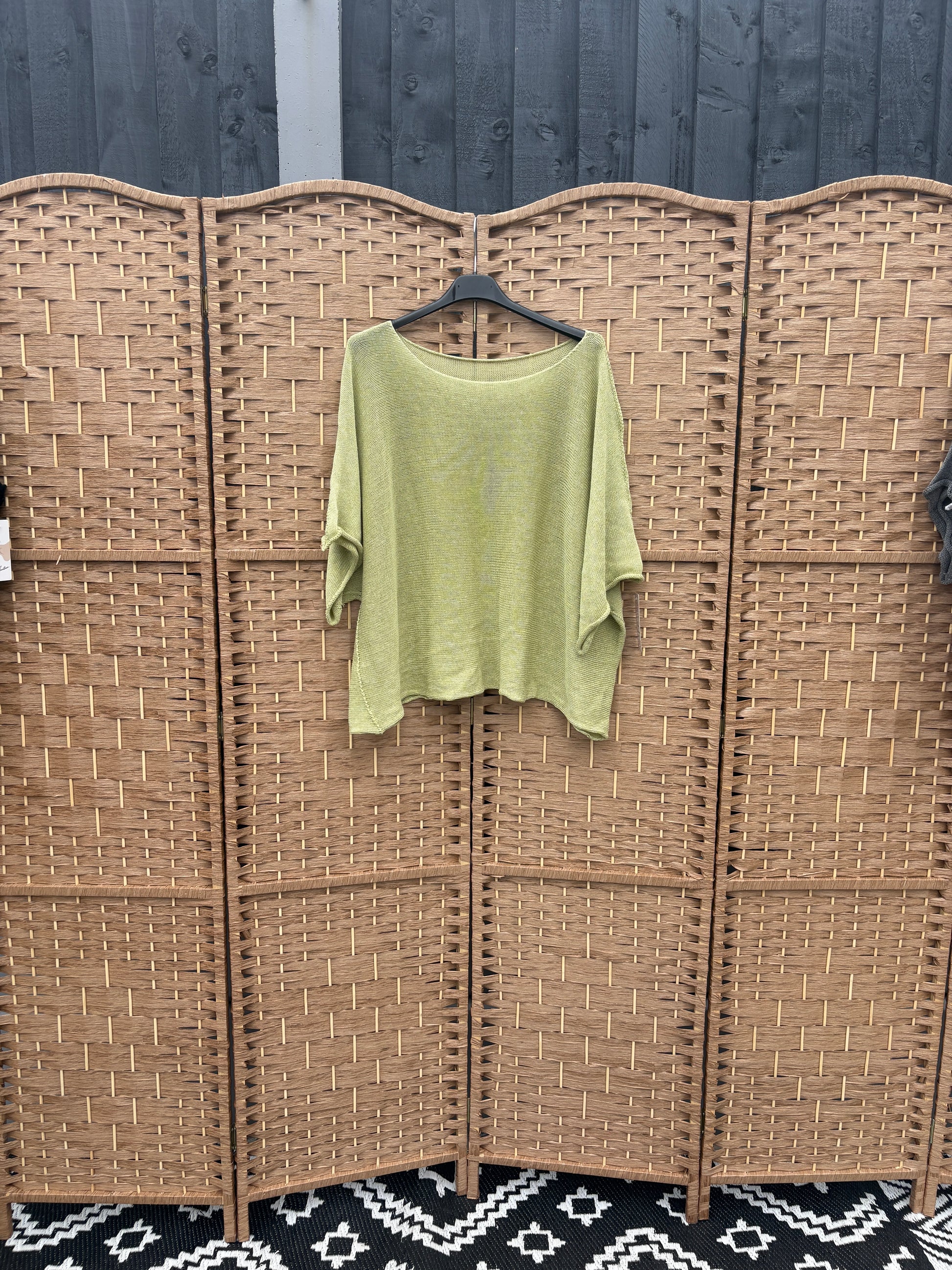 Made in Italy Box Knit Top Various Colours