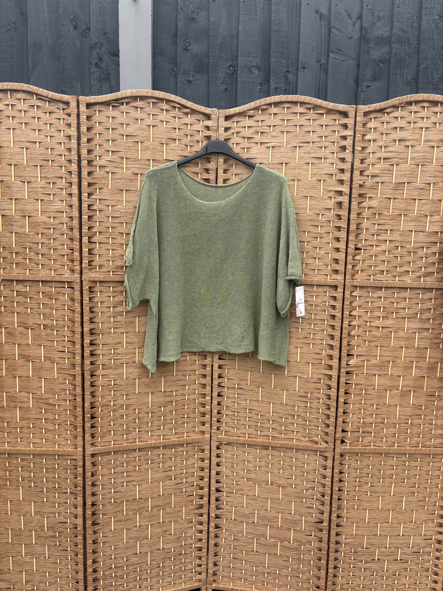 Made in Italy Box Knit Top Various Colours