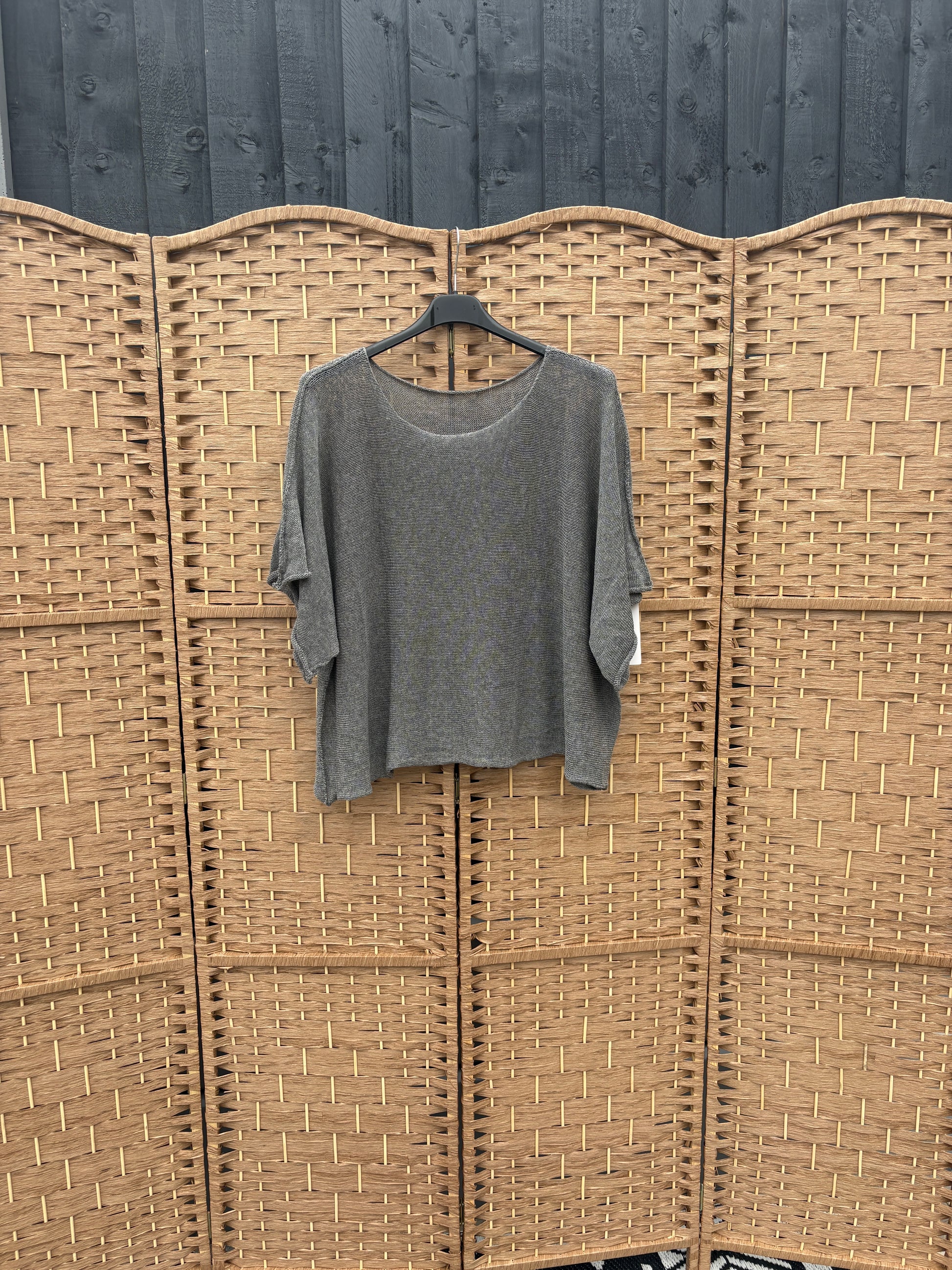 Made in Italy Box Knit Top Various Colours