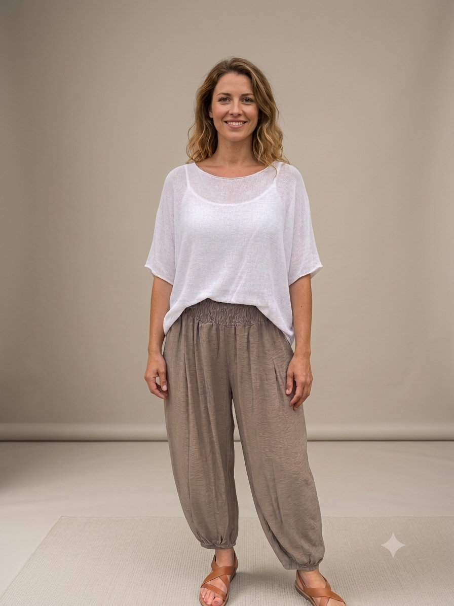 Made in Italy Box Knit Top Various Colours