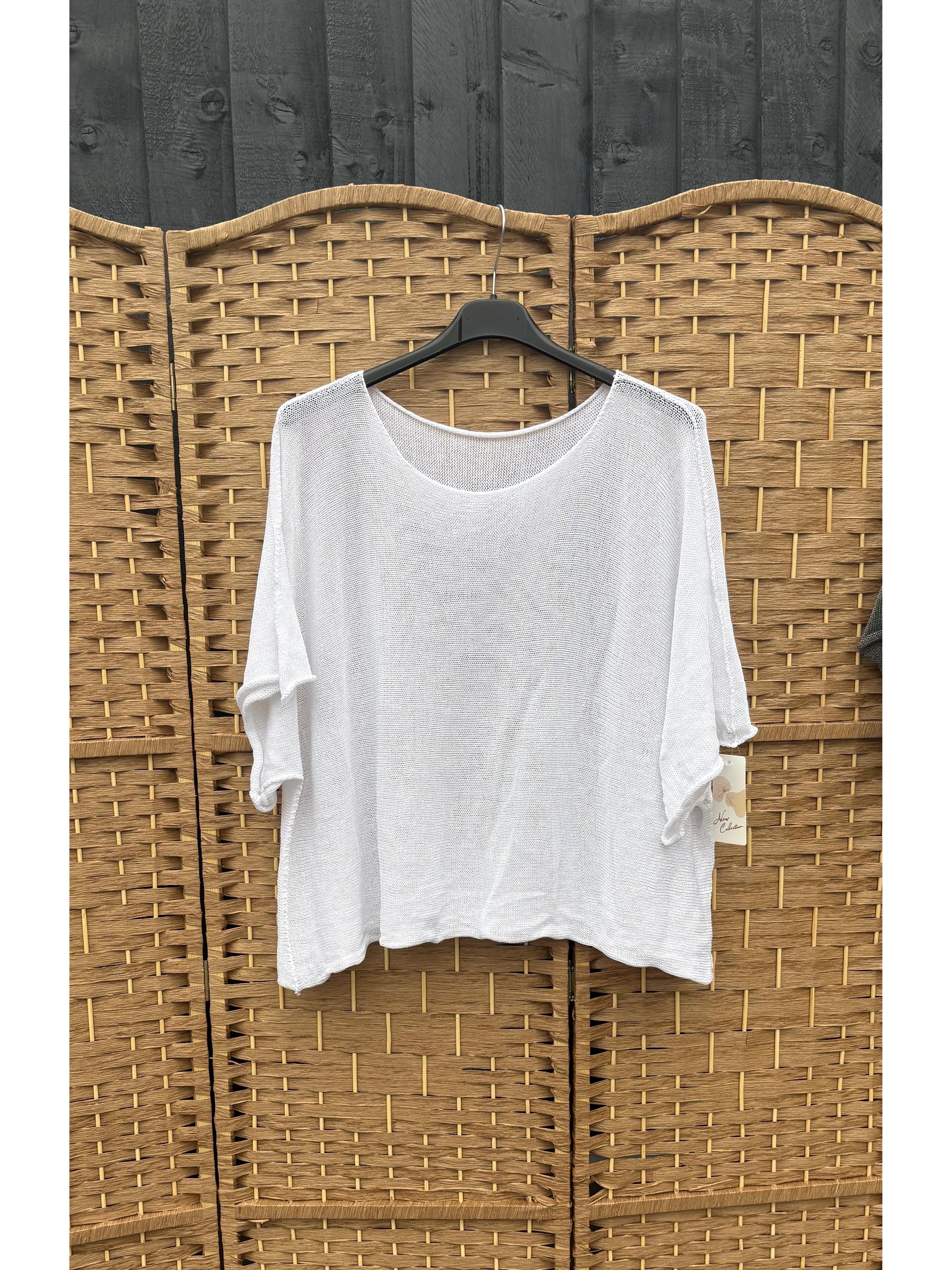 Made in Italy Box Knit Top Various Colours