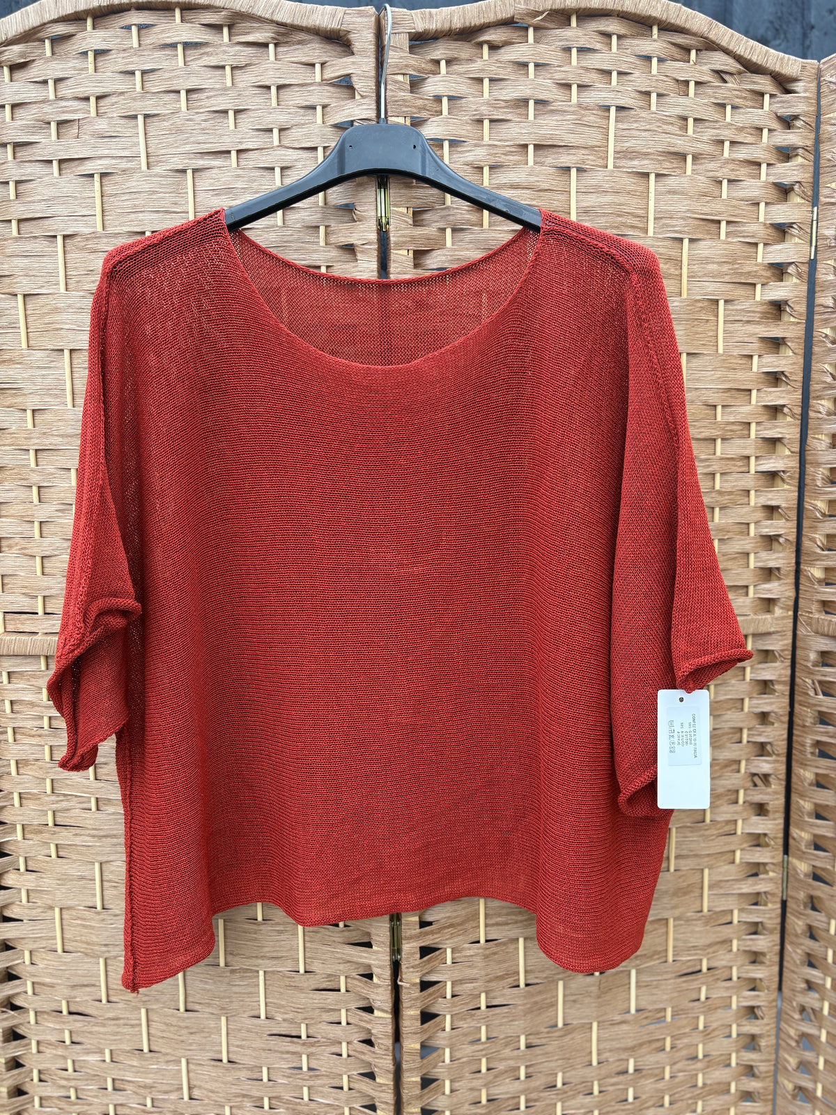 Made in Italy Box Knit Top Various Colours