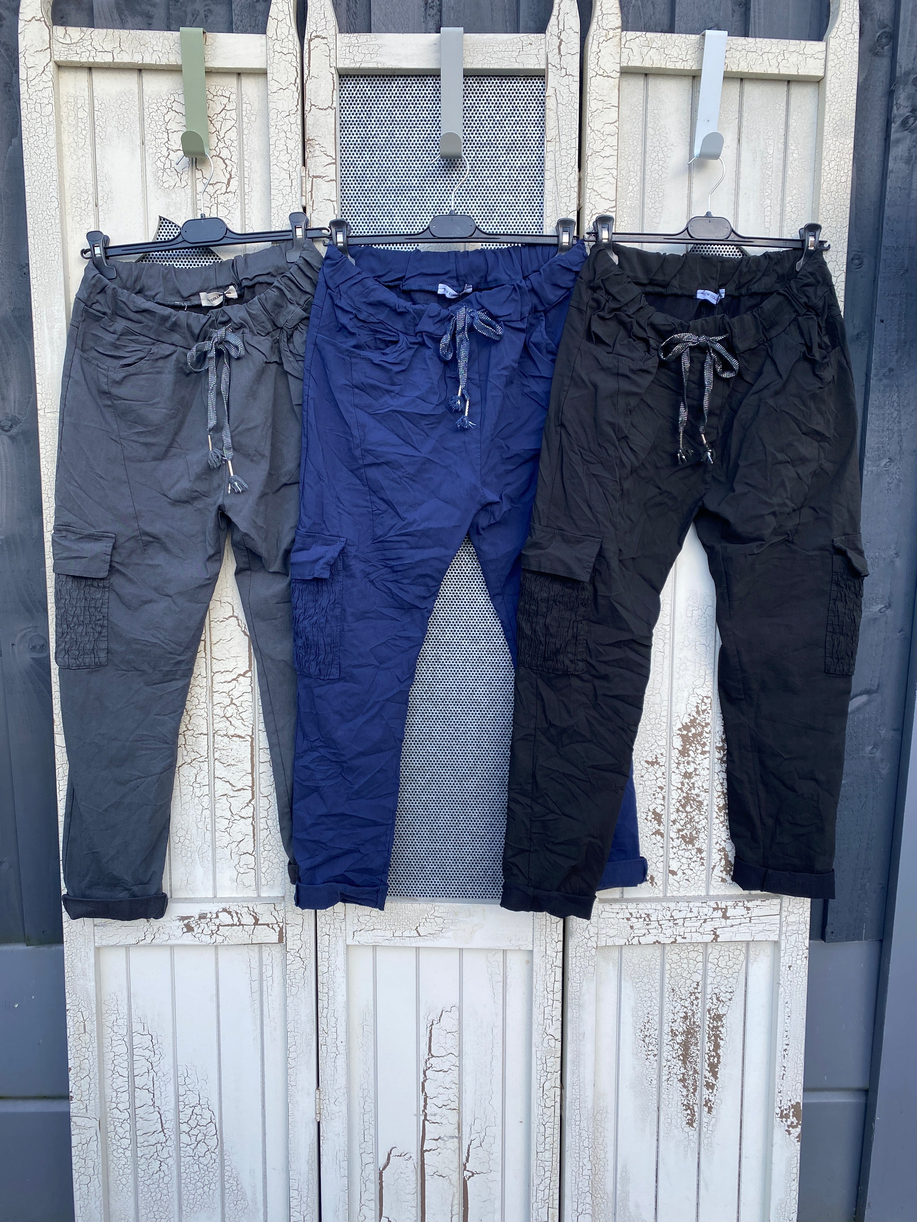 Made in Italy Cargo Magic Pants Various Colours