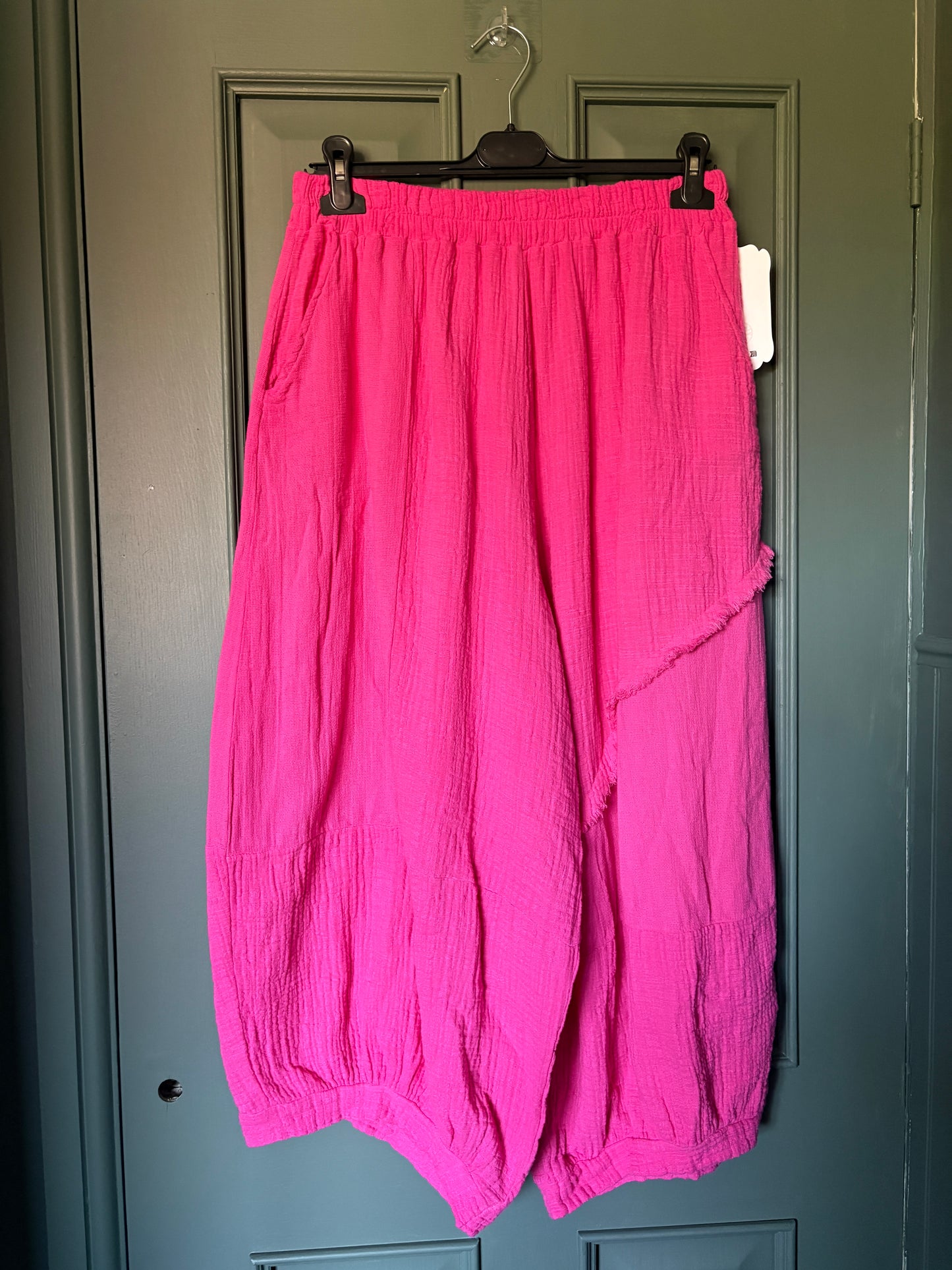 Made in Italy Cotton Boho Summer Trousers Various Colours