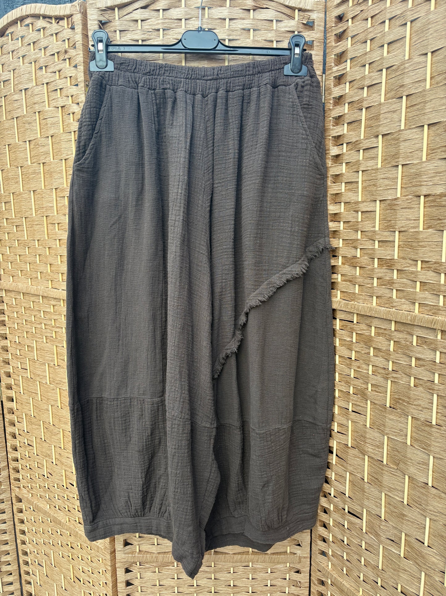 Made in Italy Cotton Boho Summer Trousers Various Colours