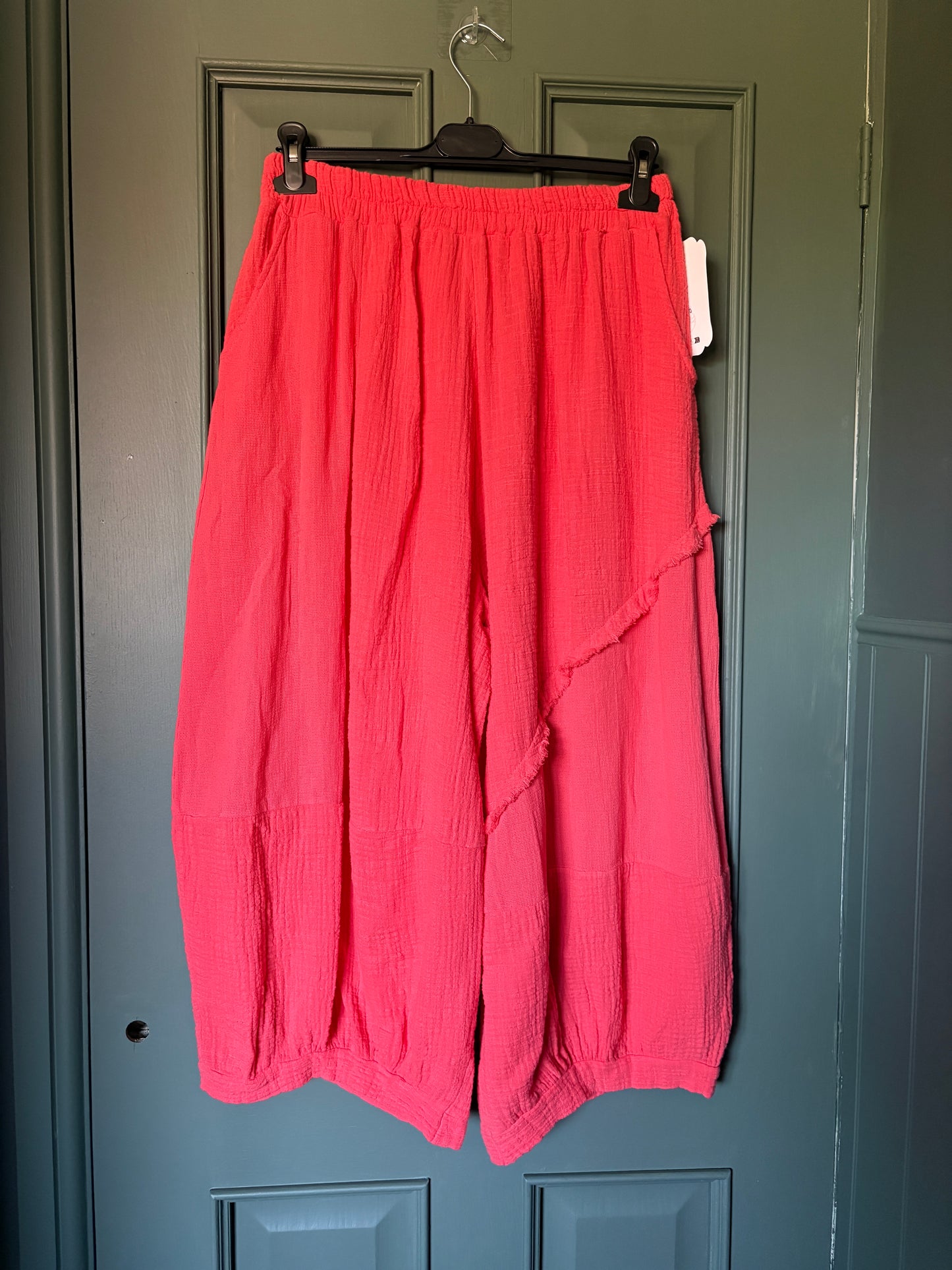 Made in Italy Cotton Boho Summer Trousers Various Colours