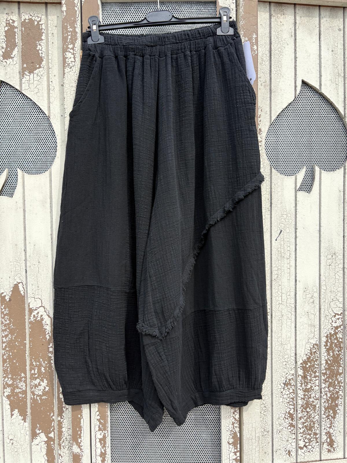 Made in Italy Cotton Boho Summer Trousers Various Colours