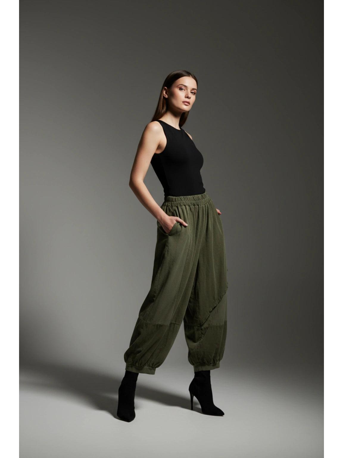 Made in Italy Cotton/Needlecord Boho Trousers Various Colours