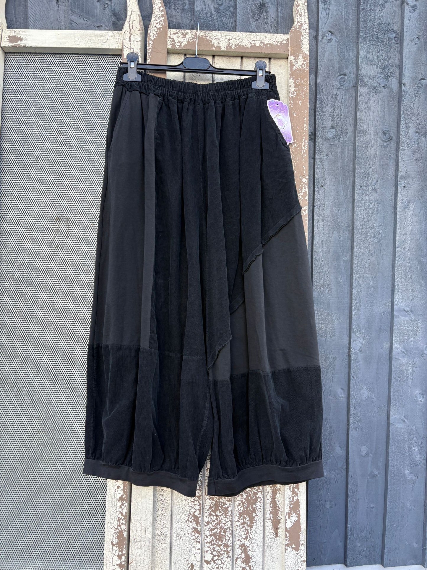 Made in Italy Cotton/Needlecord Boho Trousers Various Colours