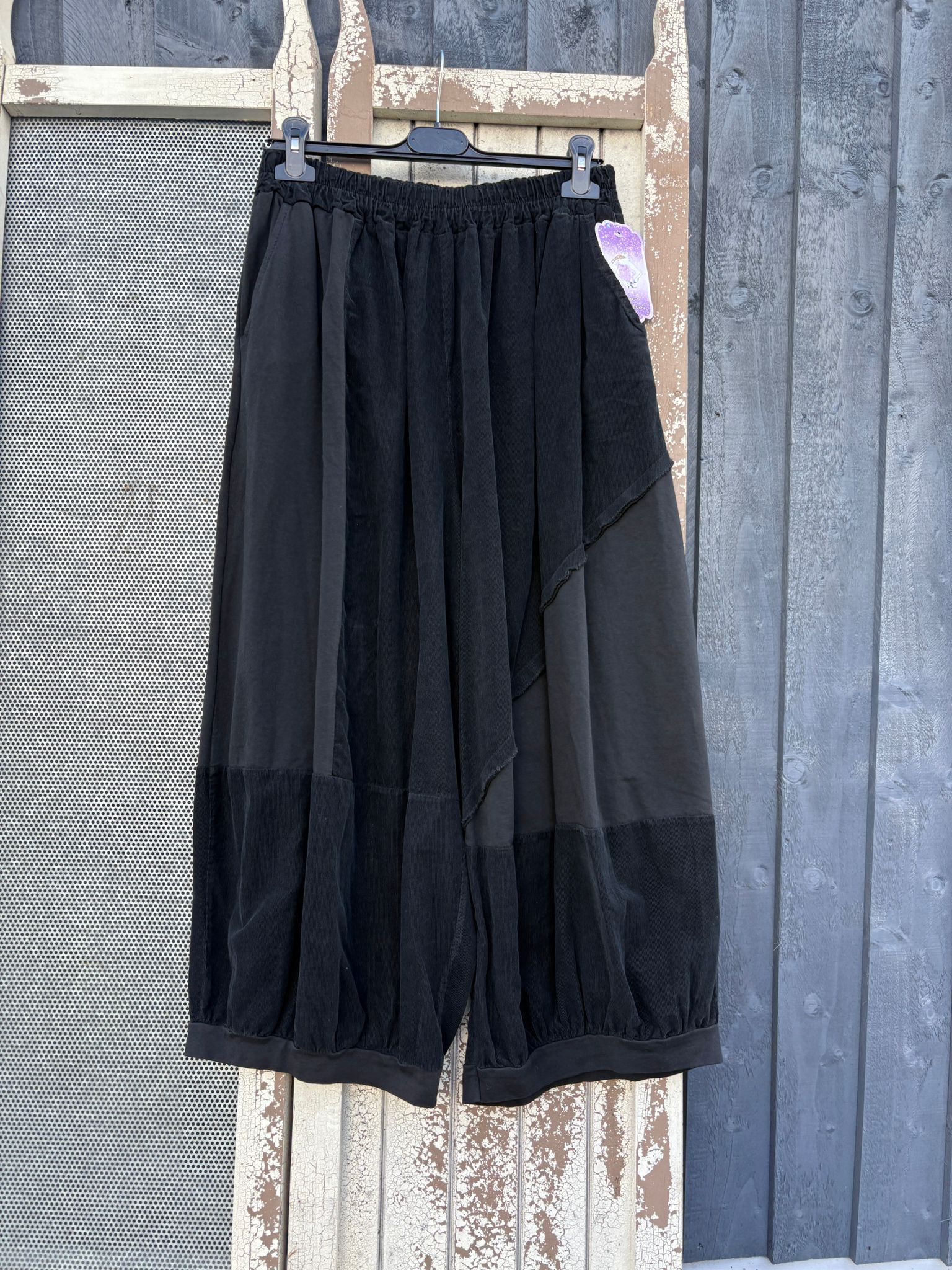 Made in Italy Cotton/Needlecord Boho Trousers Various Colours