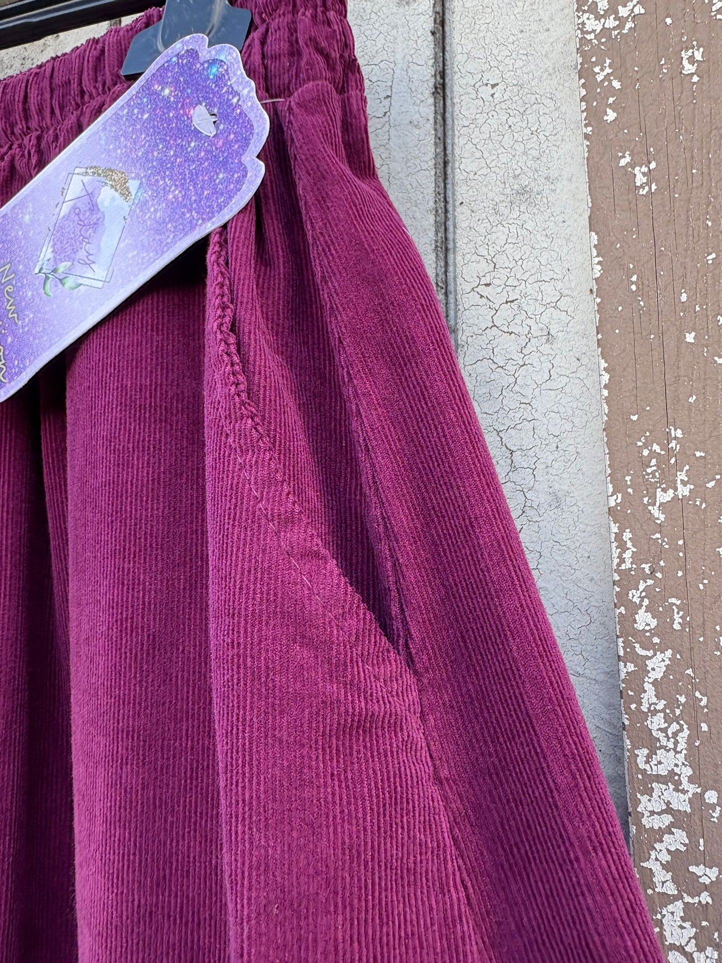 Made in Italy Cotton/Needlecord Boho Trousers Various Colours