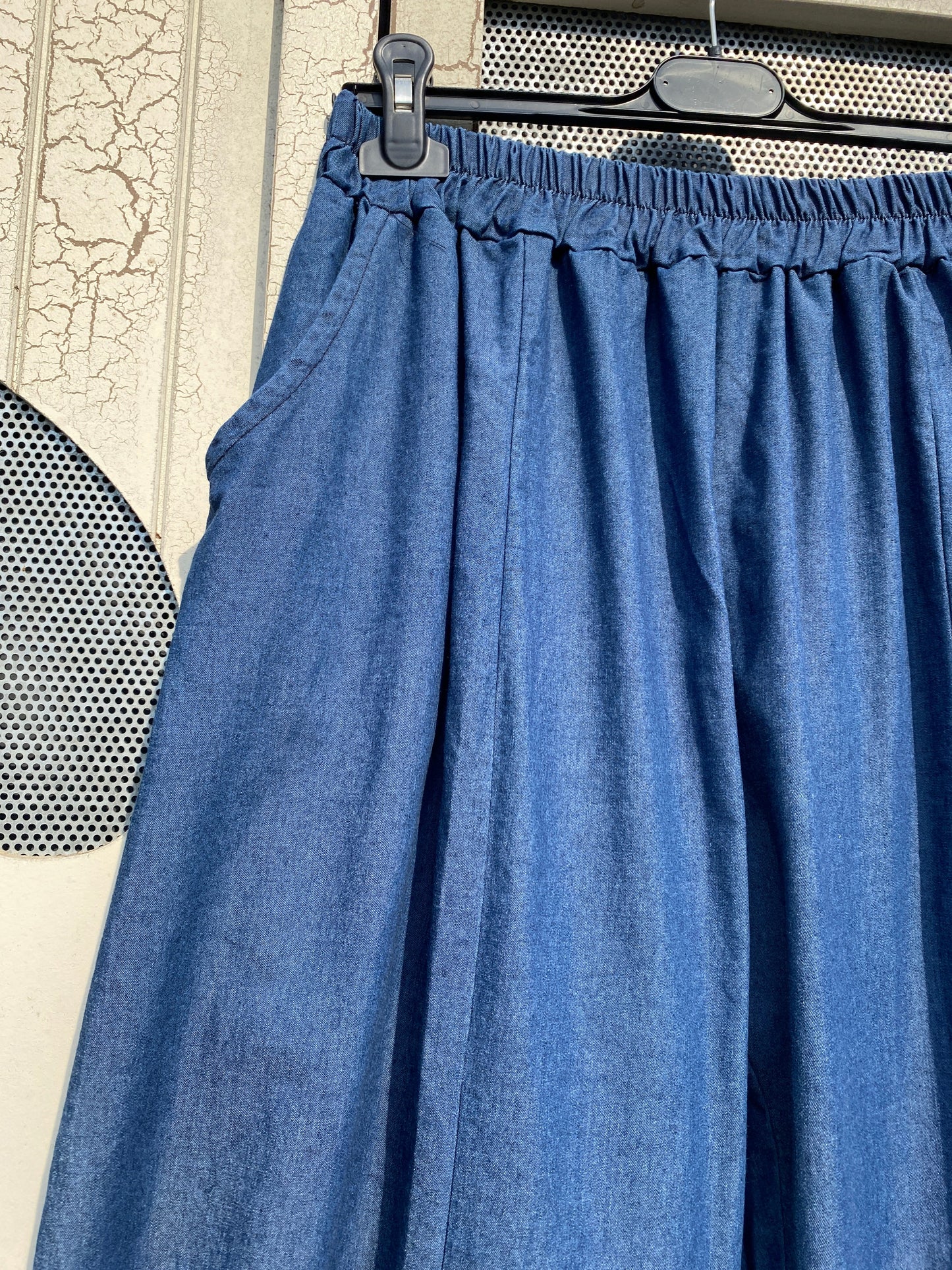 Made in Italy Florence Cocoon Joggers/Trousers (Denim)