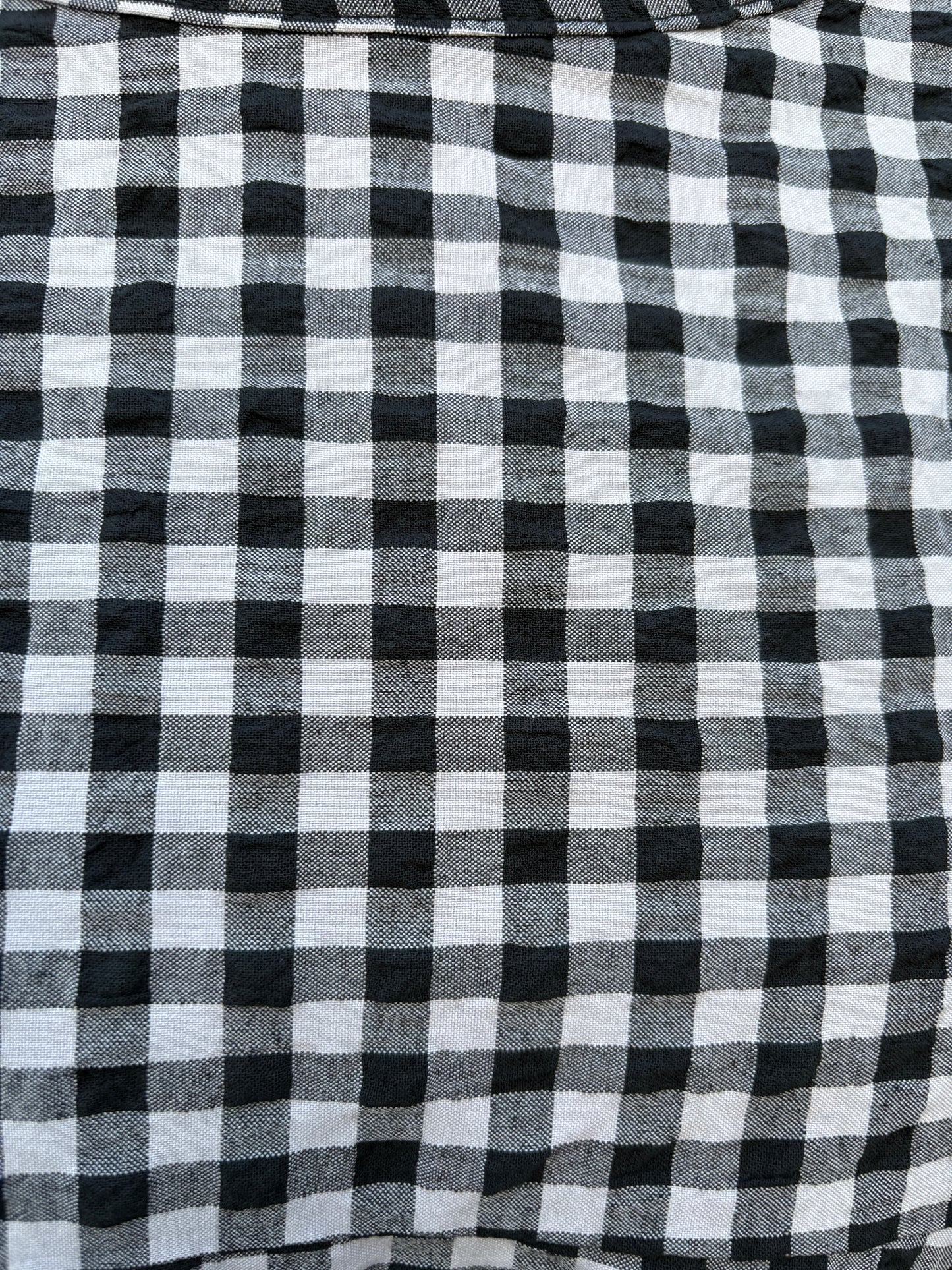 Made in Italy Gingham Artist Smock