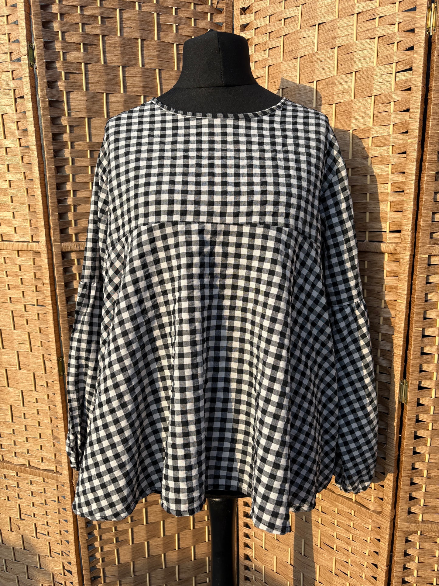Made in Italy Gingham Artist Smock Various Colours