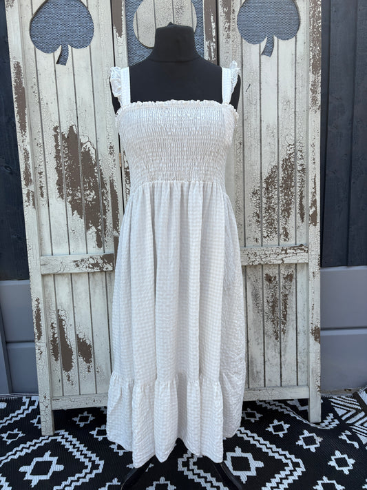 Made in Italy Gingham Summer Dress