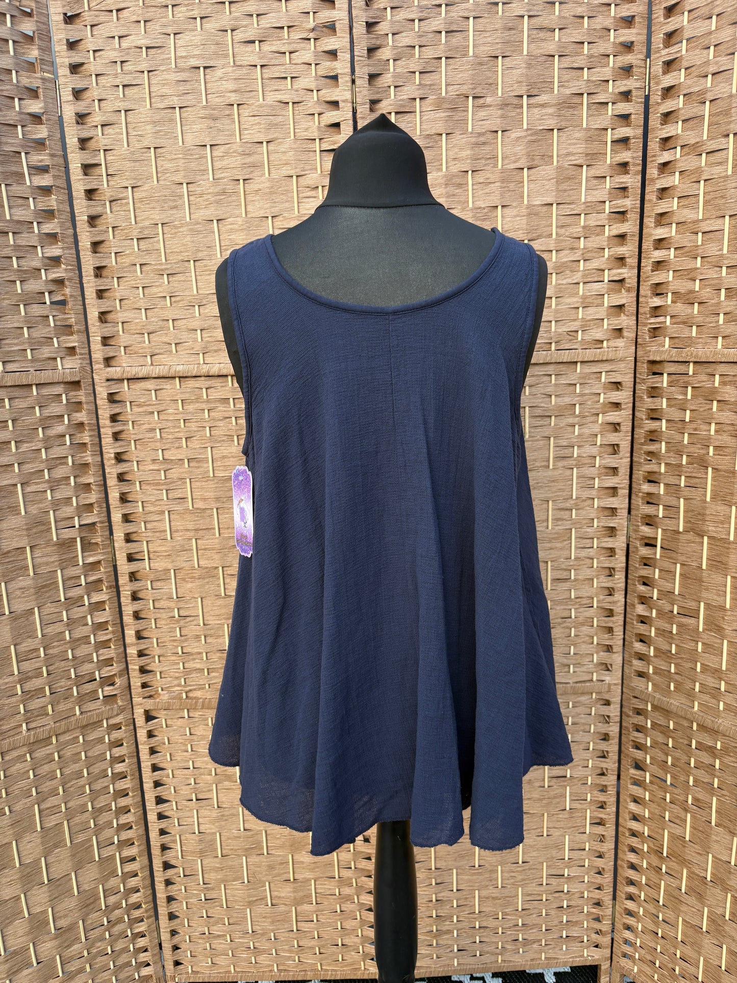 Made in Italy Hopsack Buttoned Vest Various Colours
