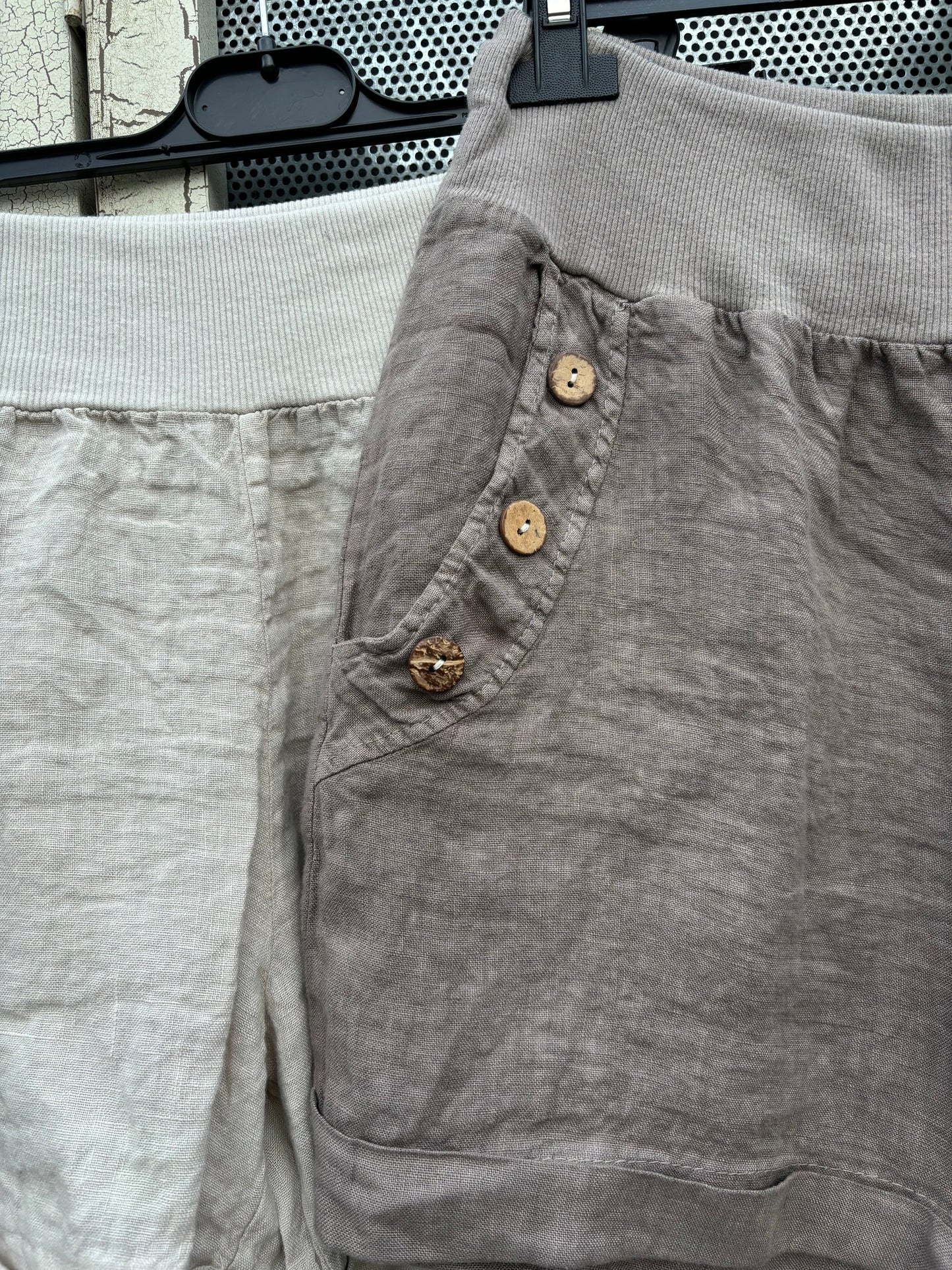 Made in Italy Ladies Linen Shorts - Various Colours