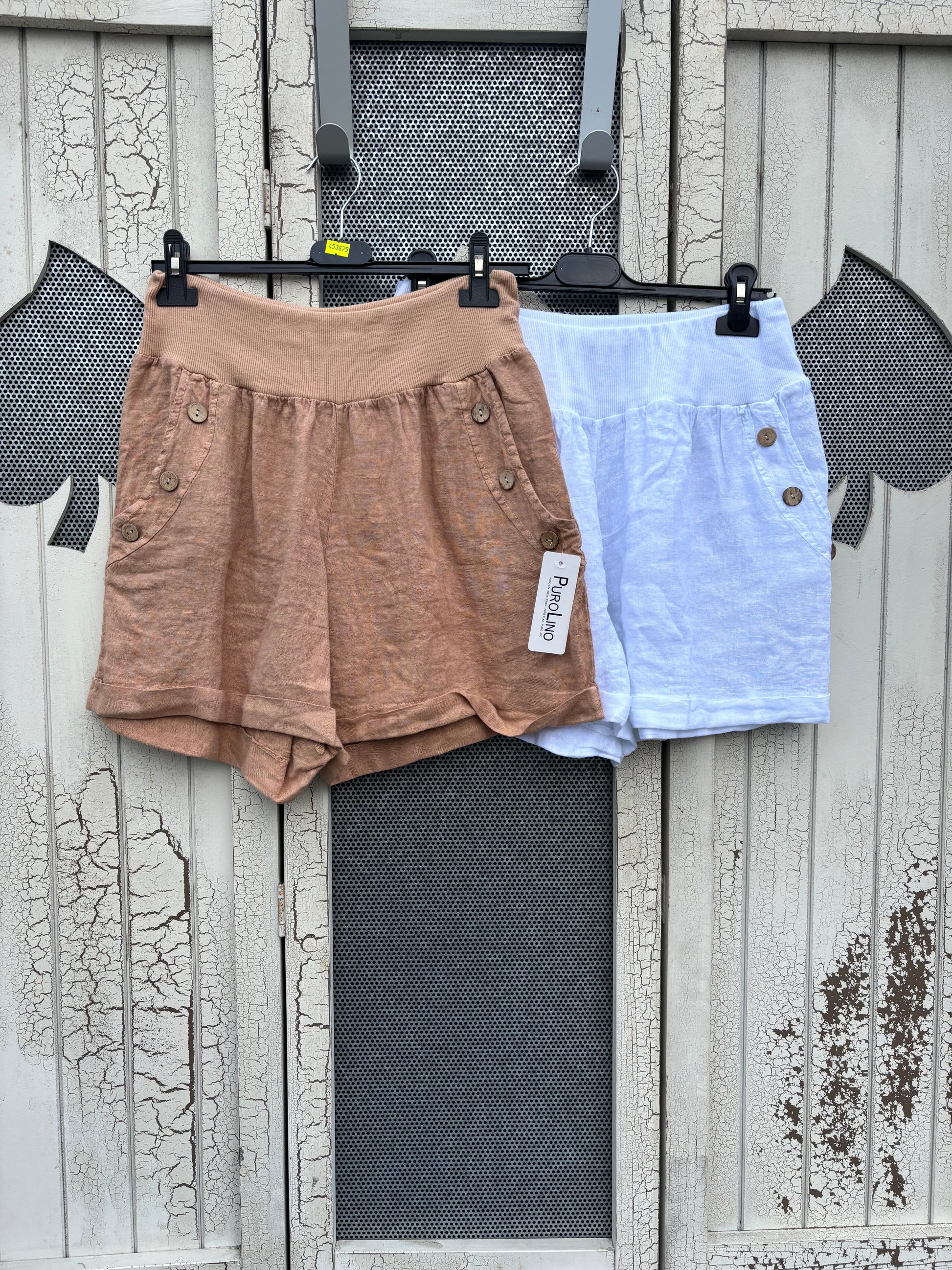 Made in Italy Ladies Linen Shorts - Various Colours