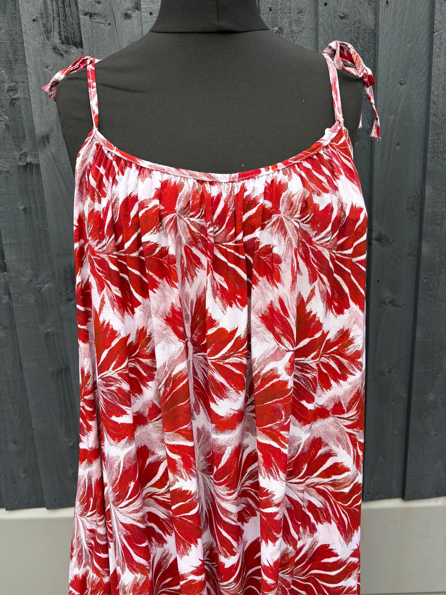 Made in Italy Leaf Print Maxi Dress Various Colours
