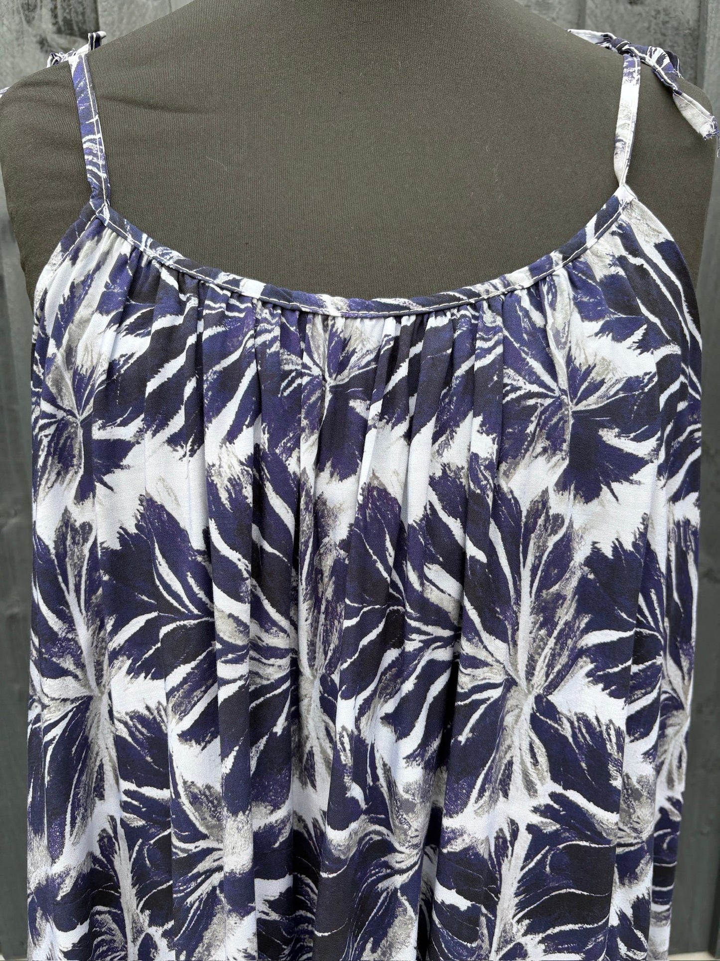 Made in Italy Leaf Print Maxi Dress Various Colours