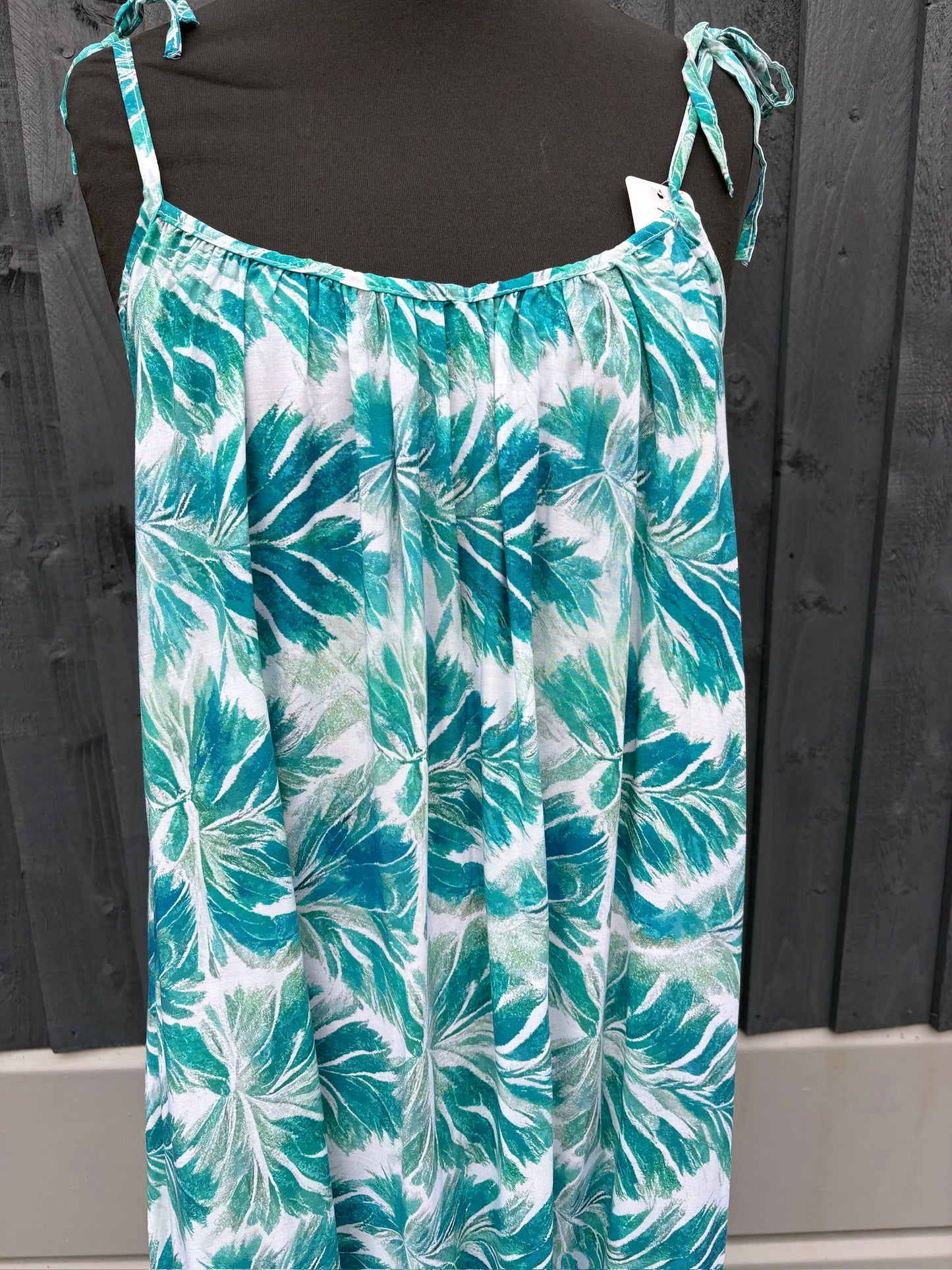 Made in Italy Leaf Print Maxi Dress Various Colours