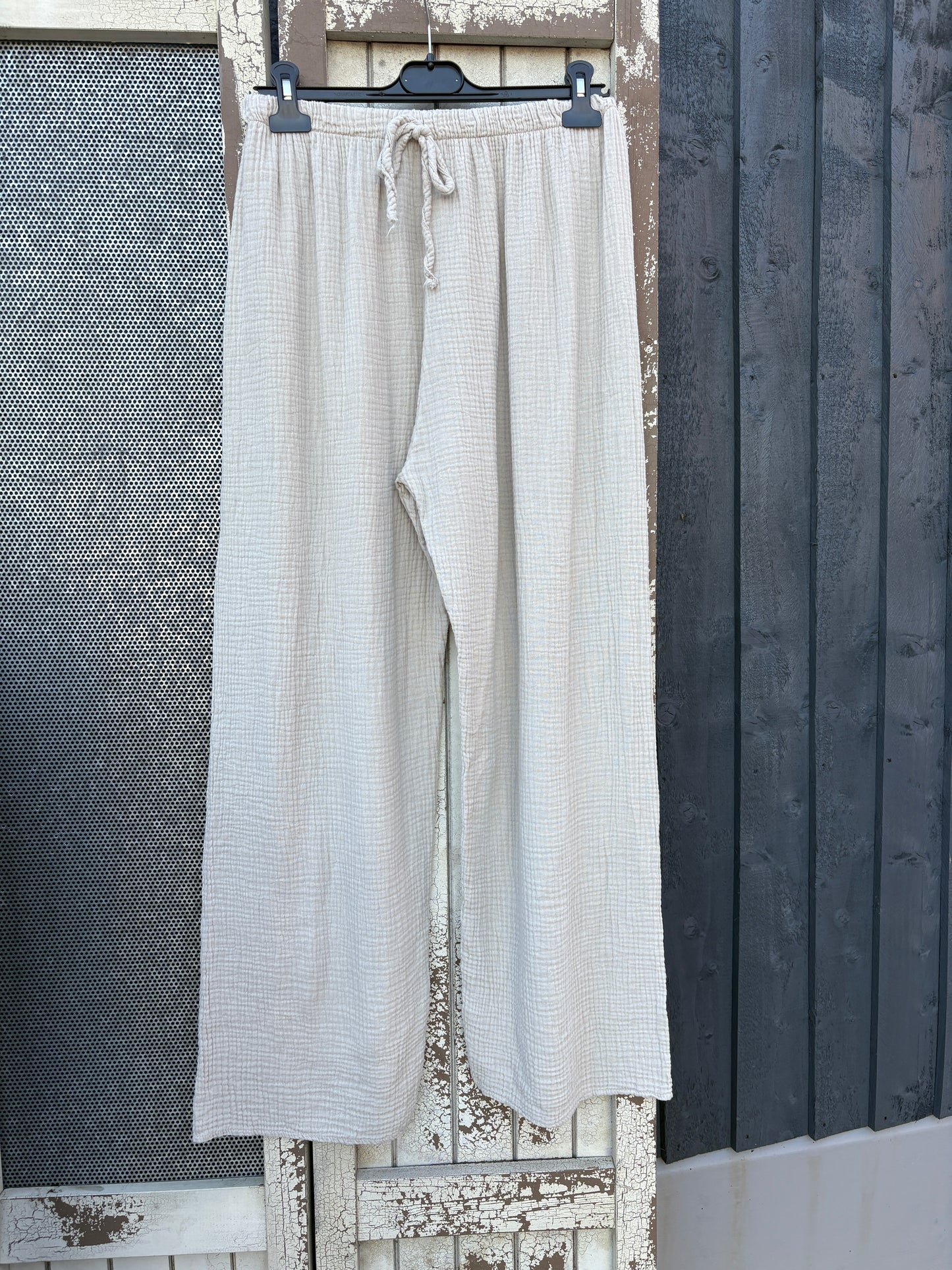 Made in Italy Lightweight Pillow Cotton Trousers Various Colours