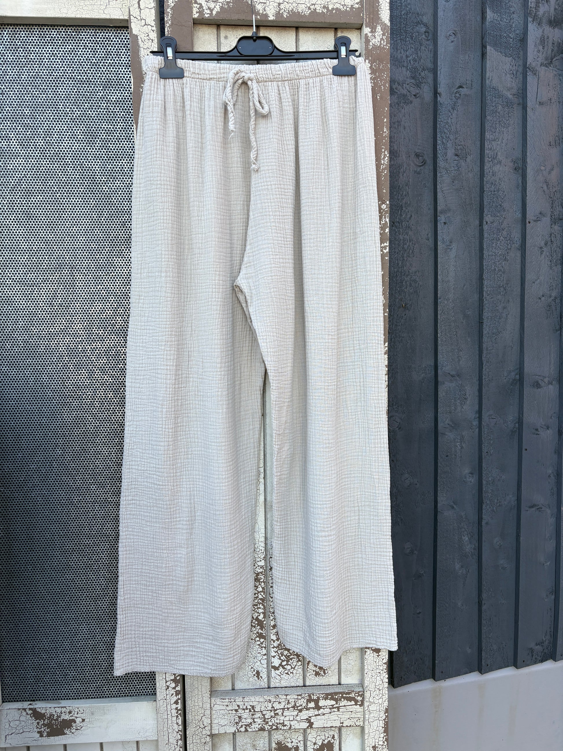 Made in Italy Lightweight Pillow Cotton Trousers Various Colours