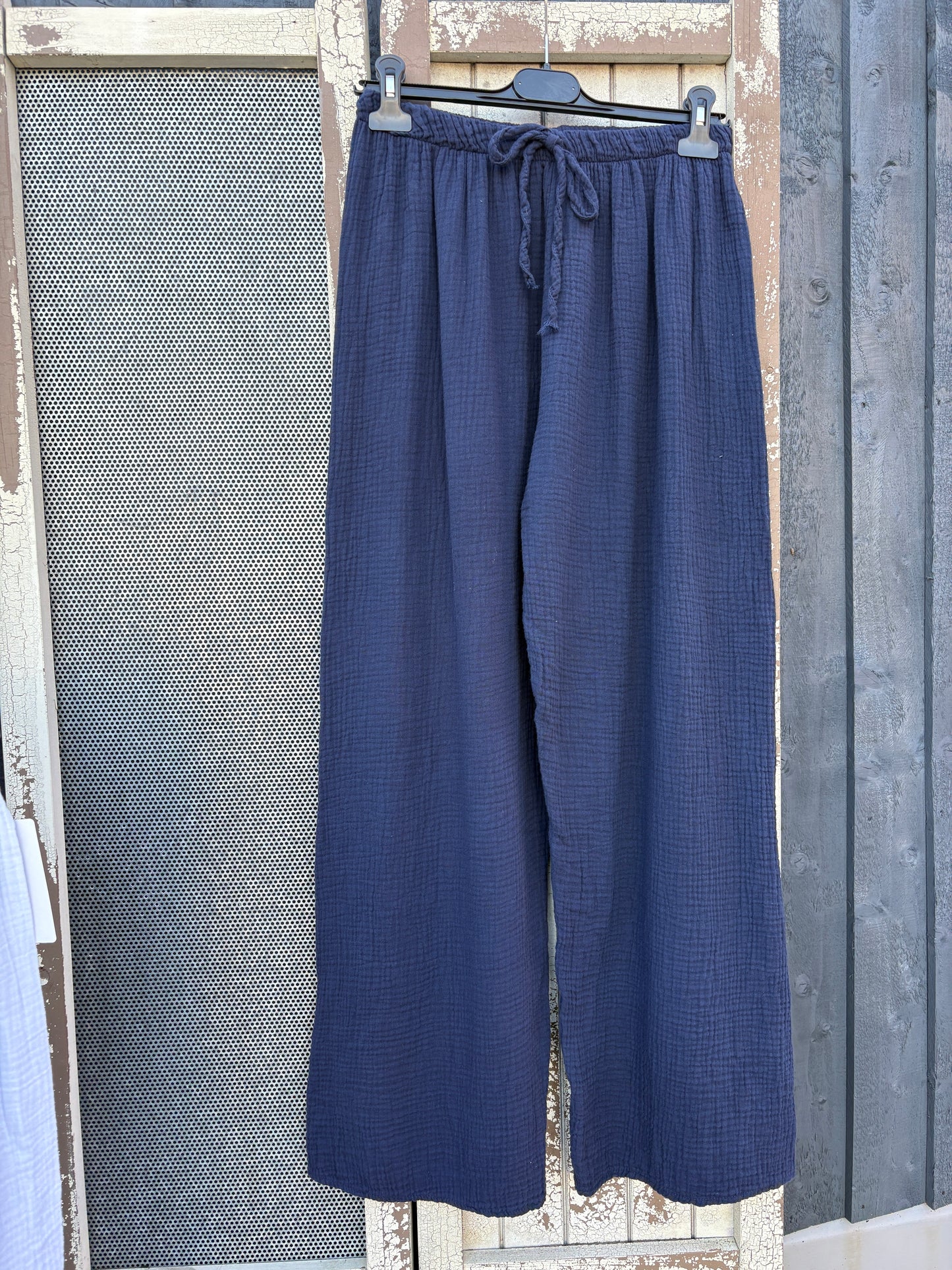 Made in Italy Lightweight Pillow Cotton Trousers Various Colours