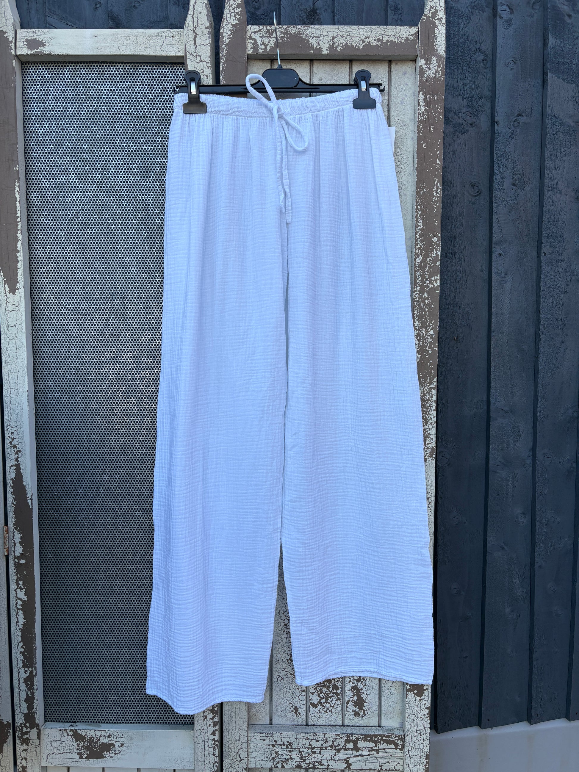 Made in Italy Lightweight Pillow Cotton Trousers Various Colours