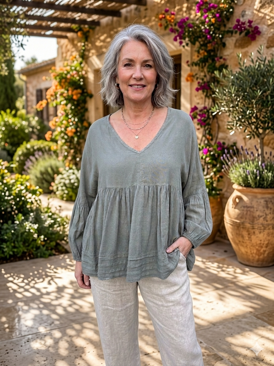 Made in Italy Lightweight Summer Smock