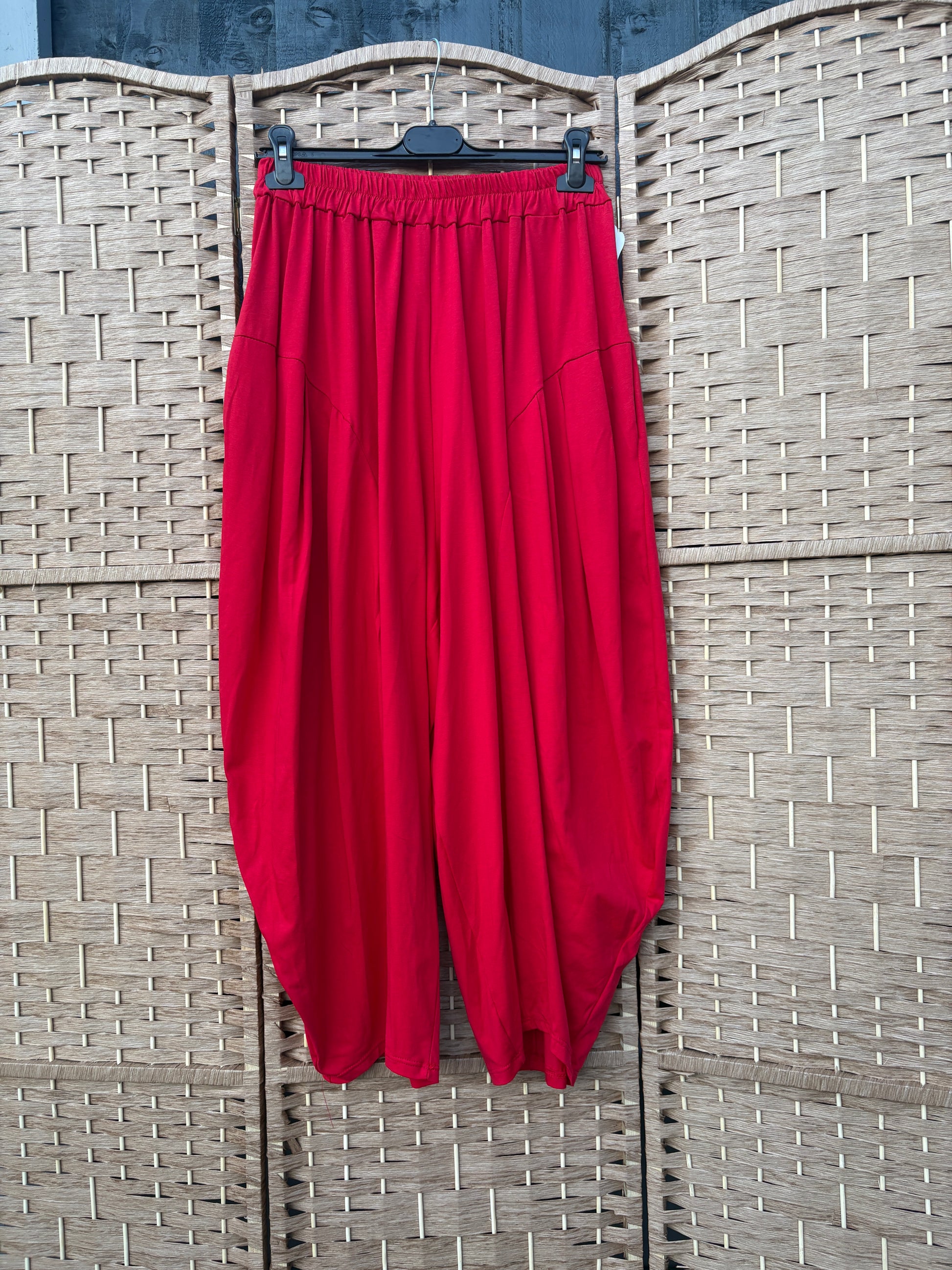 Made in Italy Milano Barrel Shaped Cocoon Trousers (Jersey)