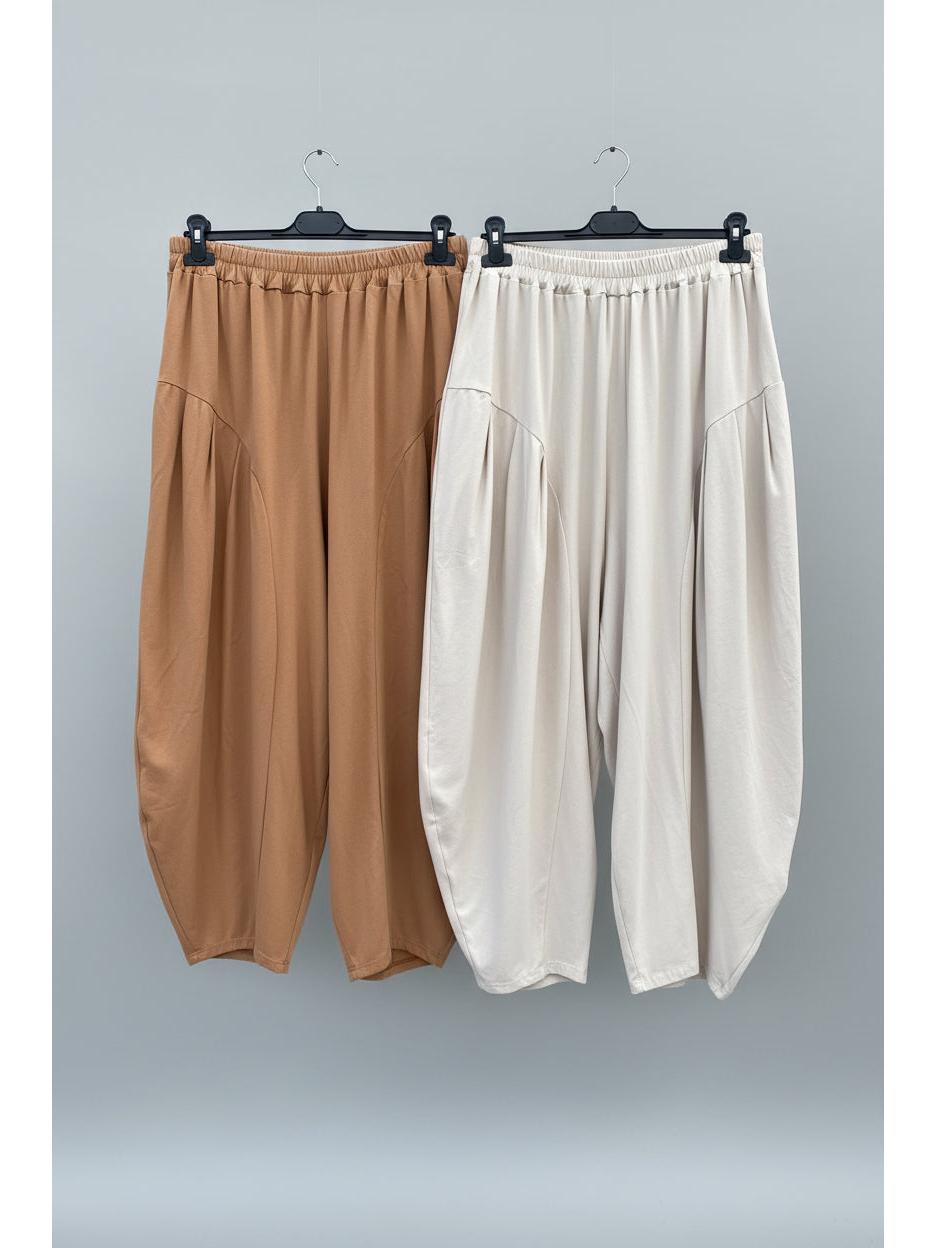 Made in Italy Milano Barrel Shaped Cocoon Trousers (Jersey)