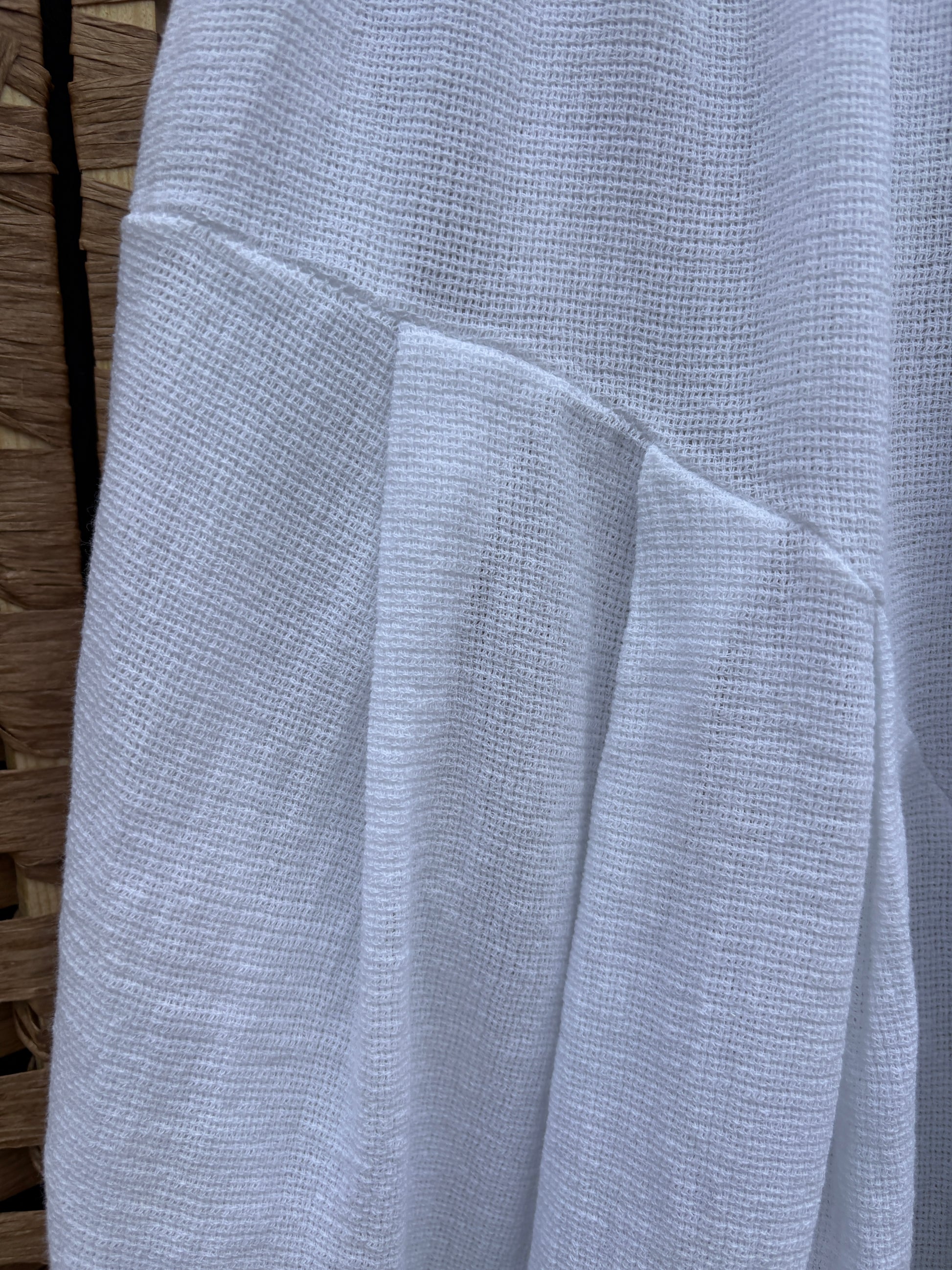 Made in Italy Milano Barrel Shaped Cocoon Trousers (Summer Hopsack)