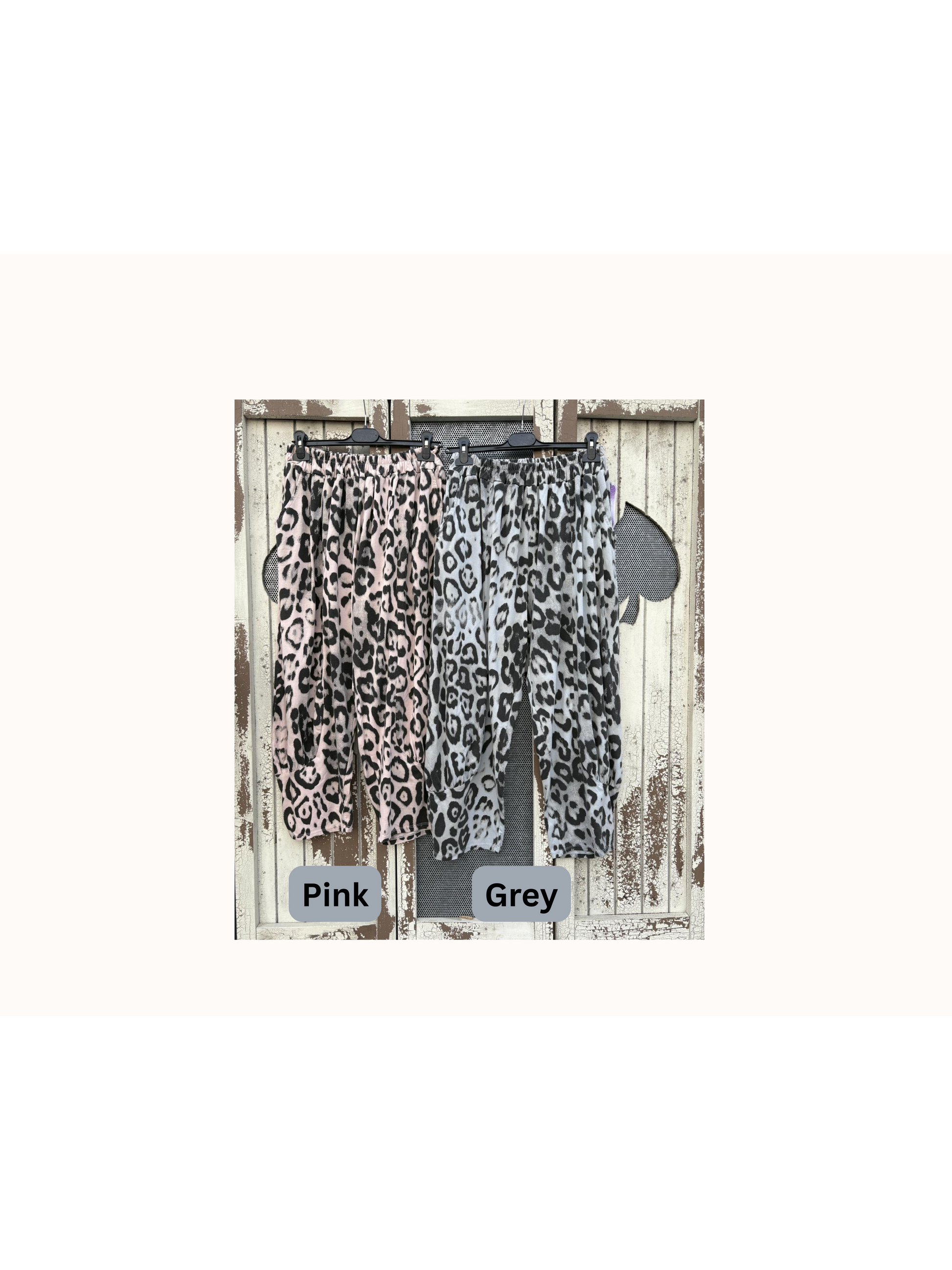 Made in Italy Milano Cocoon Joggers/Trousers in Animal Print - Various Colours