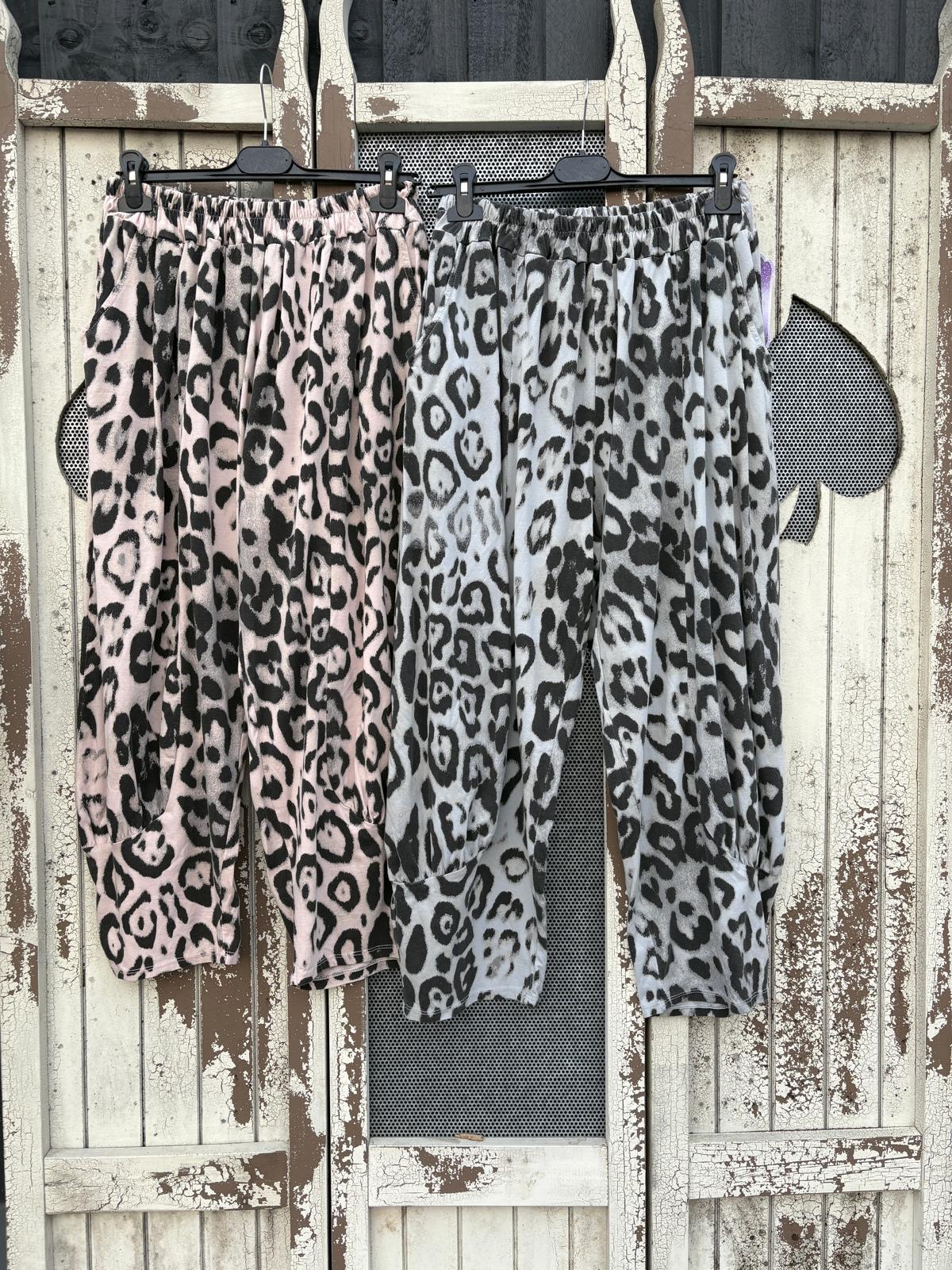 Made in Italy Milano Cocoon Joggers/Trousers in Animal Print - Various Colours