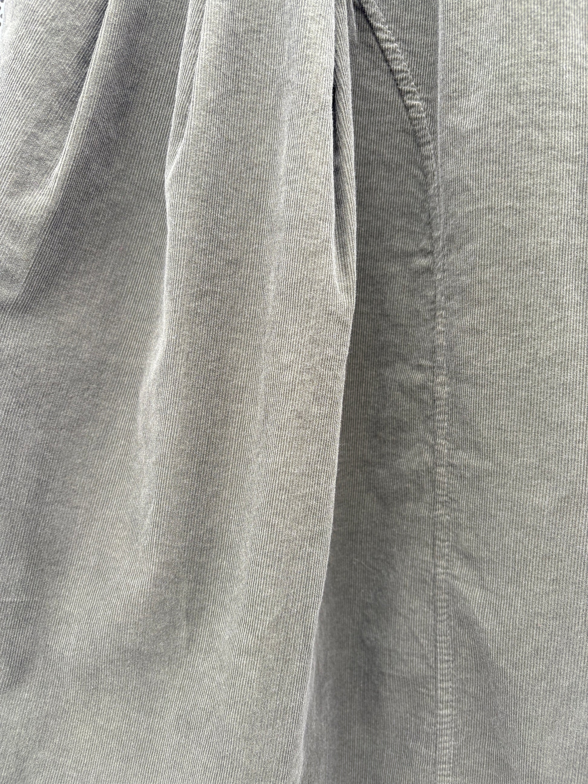 Made in Italy Needlecord Barrel Leg Cocoon Trousers Various Coloursl