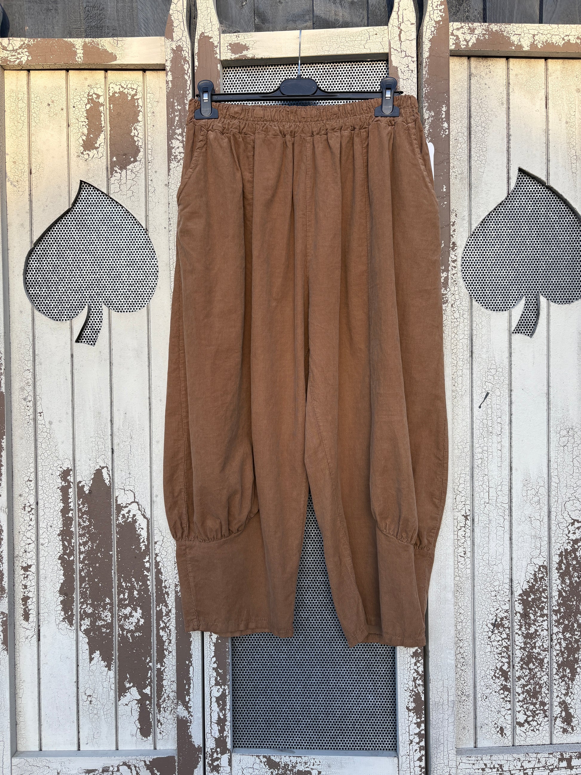 Made in Italy Needlecord Cocoon Joggers/Trousers - Various Colours