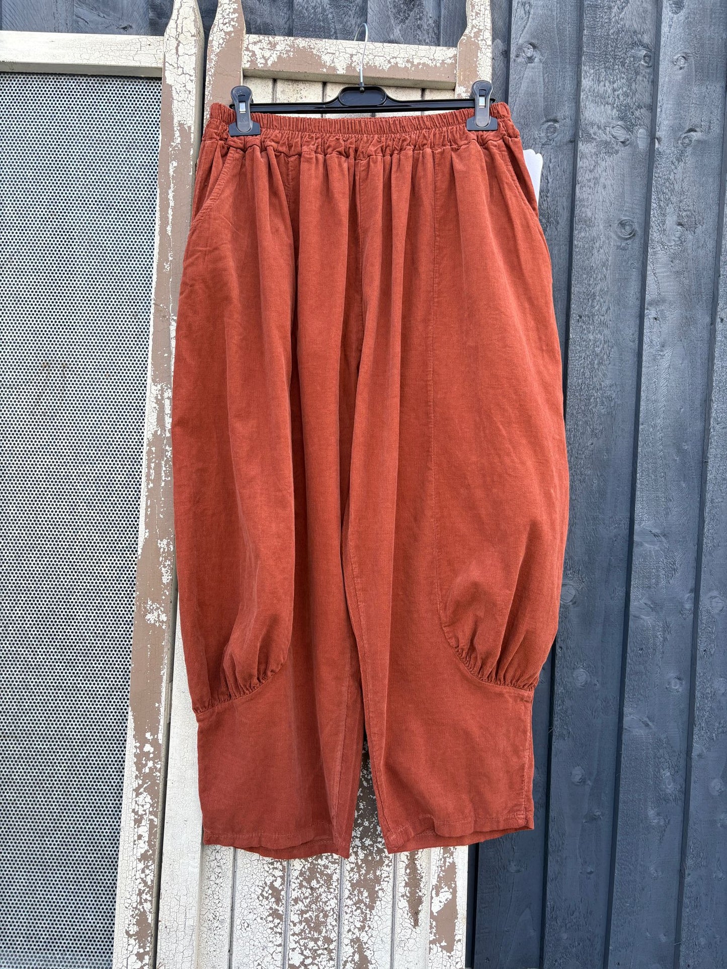 Made in Italy Needlecord Cocoon Joggers/Trousers - Various Colours