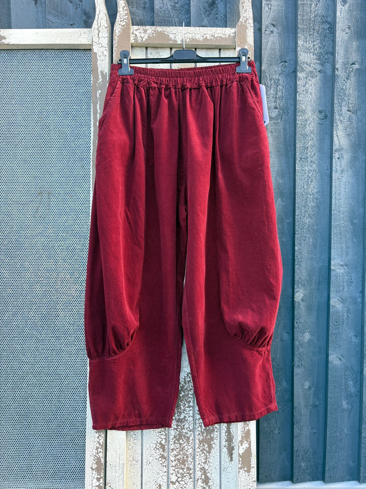 Made in Italy Needlecord Cocoon Joggers/Trousers - Various Colours