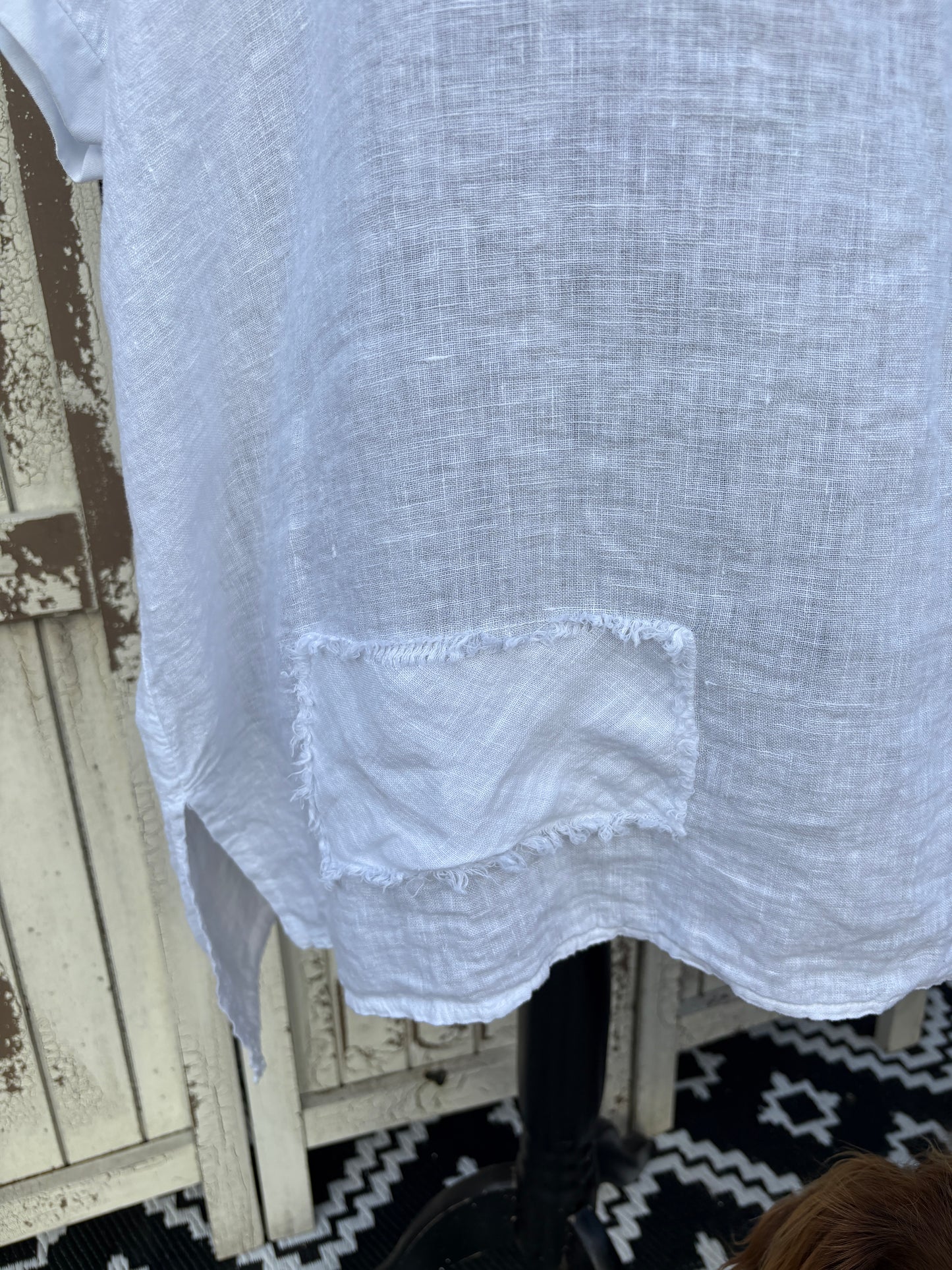 Made in Italy Oversized Linen Top Various Colours