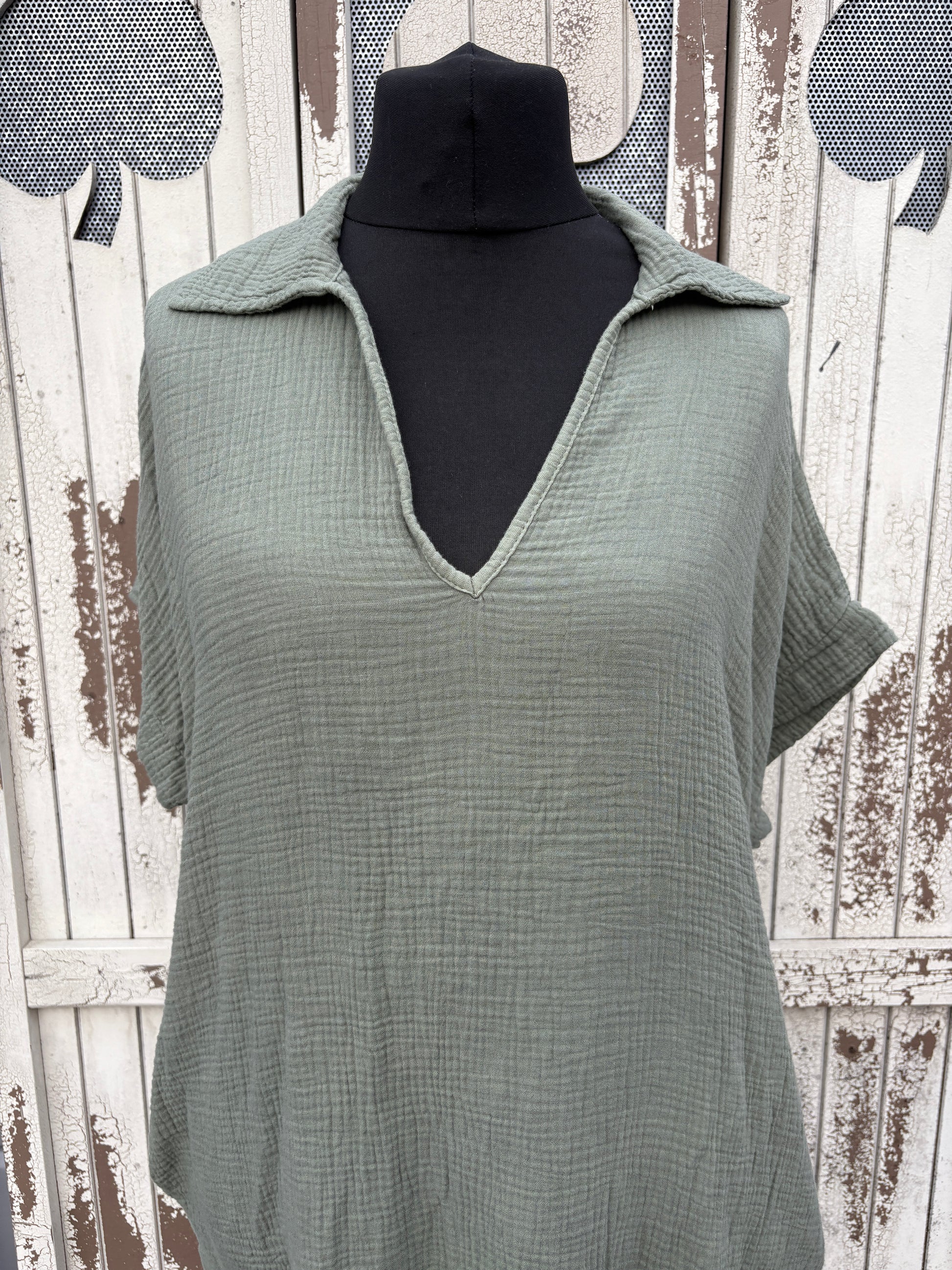 Made in Italy Pillow Cotton Shirt Dress Various Colours