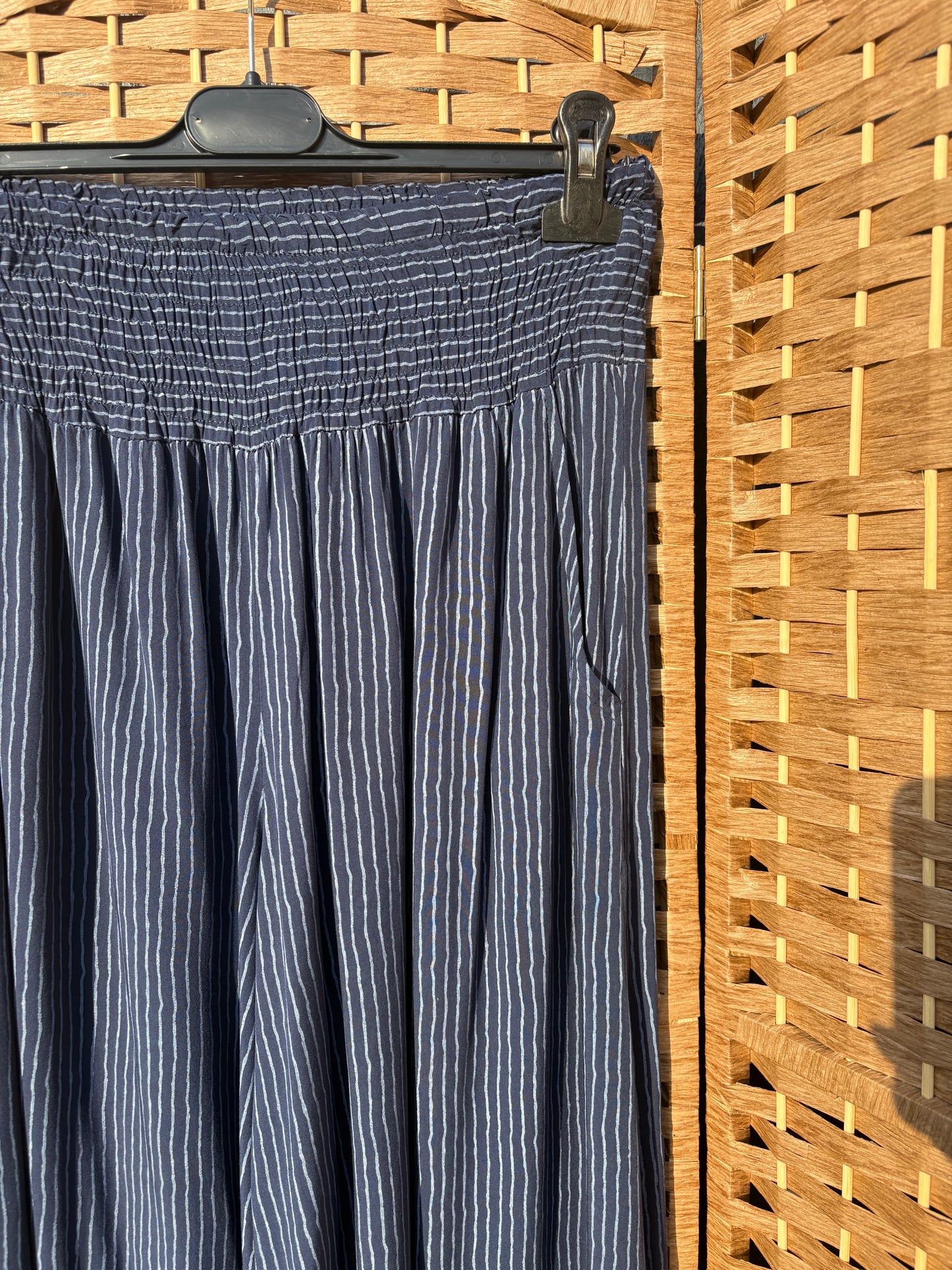 Made in Italy Pinstripe Palazzo Trousers Various Colours