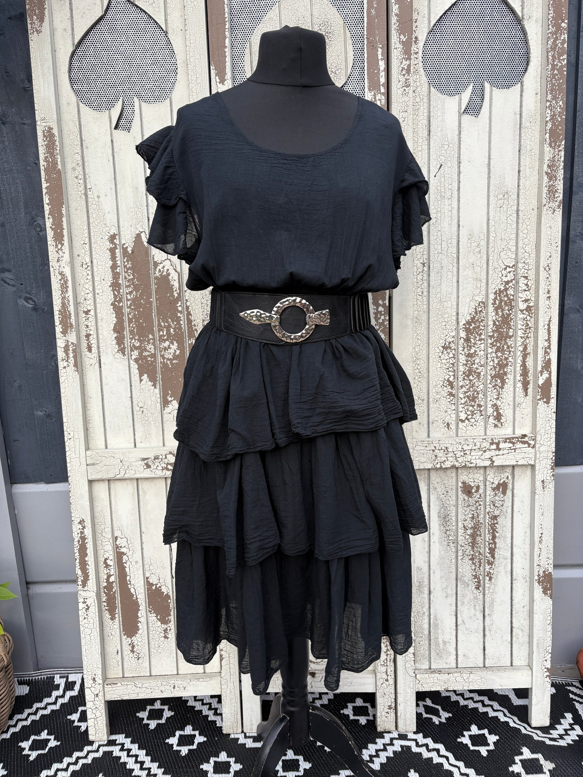 Made in Italy Ra-Ra Summer Dress Various Colours