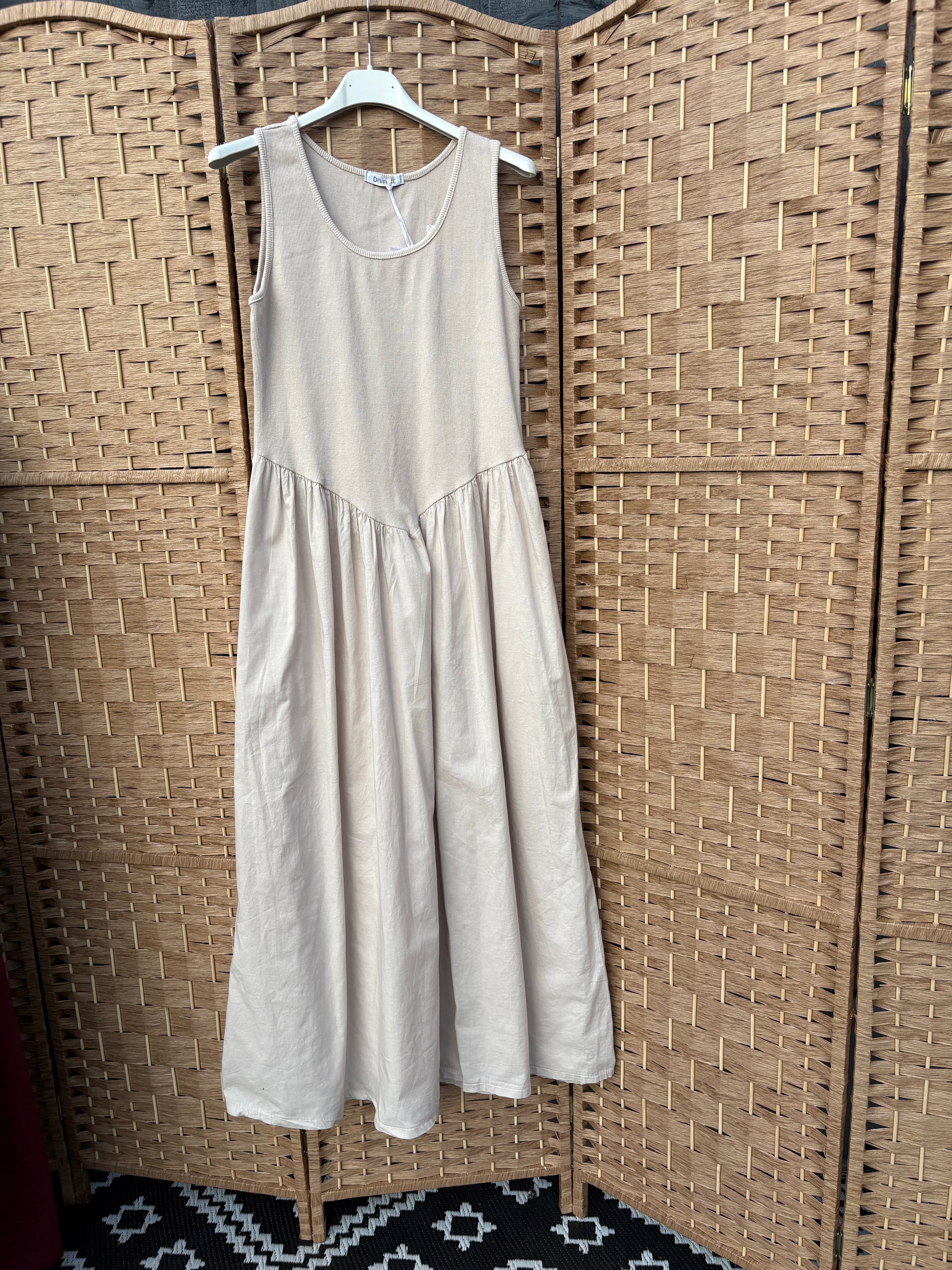 Made in Italy Ribbed Maxi Dress Various Colours