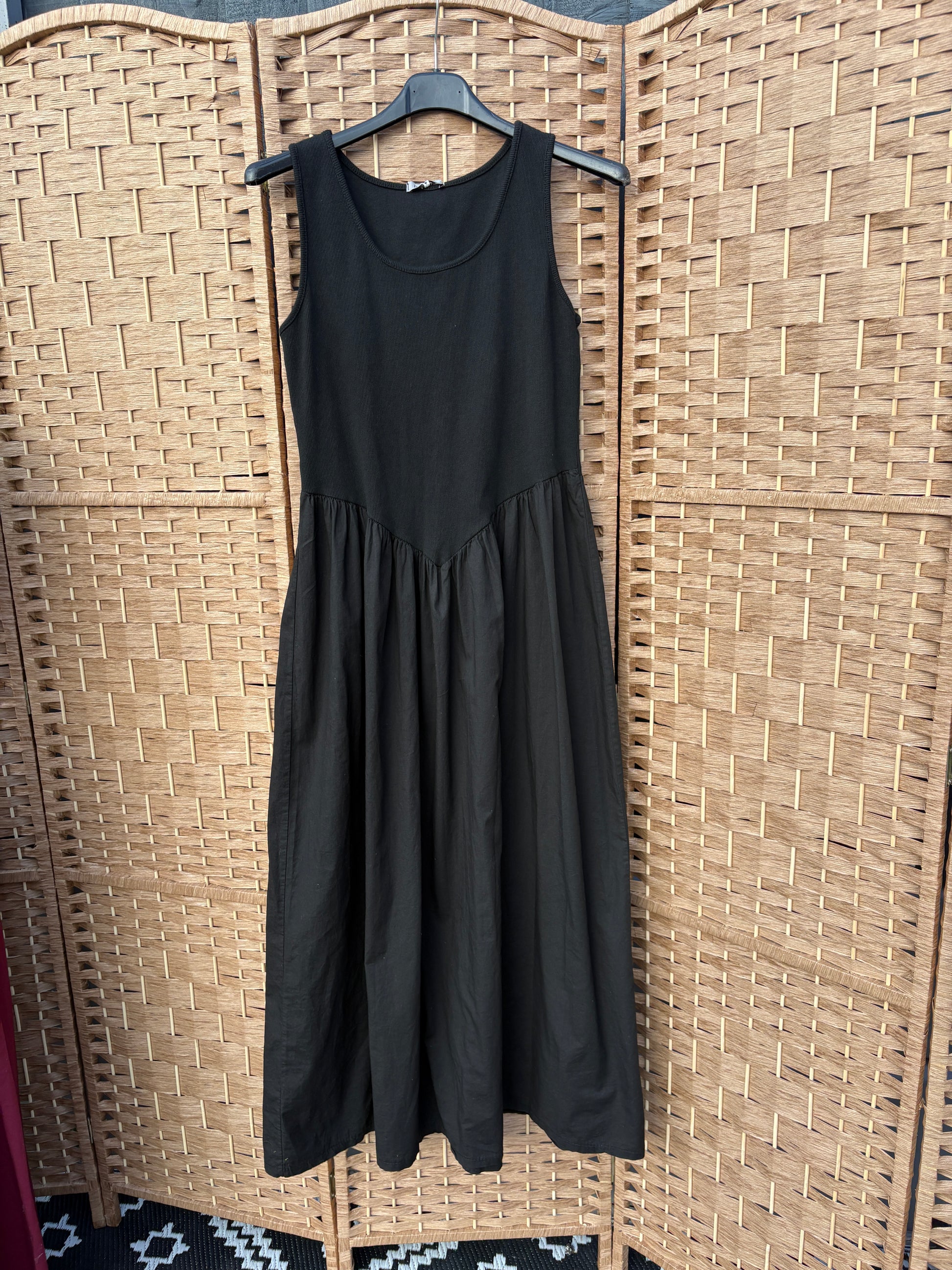 Made in Italy Ribbed Maxi Dress Various Colours