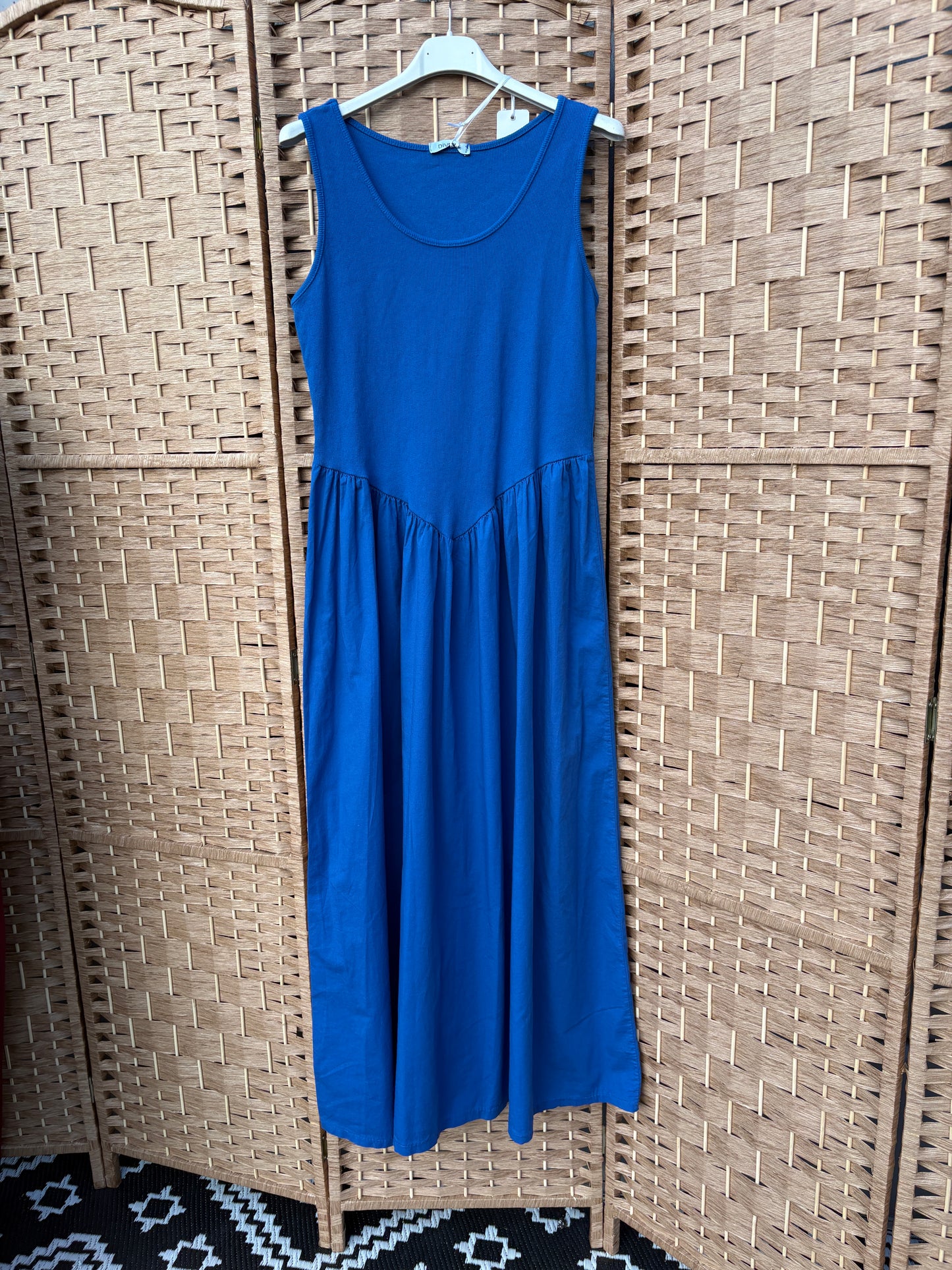 Made in Italy Ribbed Maxi Dress Various Colours