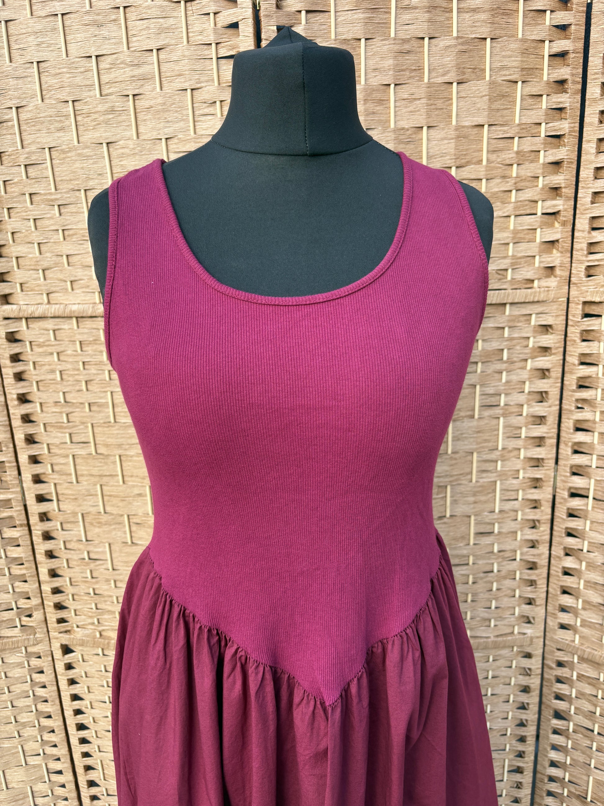 Made in Italy Ribbed Maxi Dress Various Colours