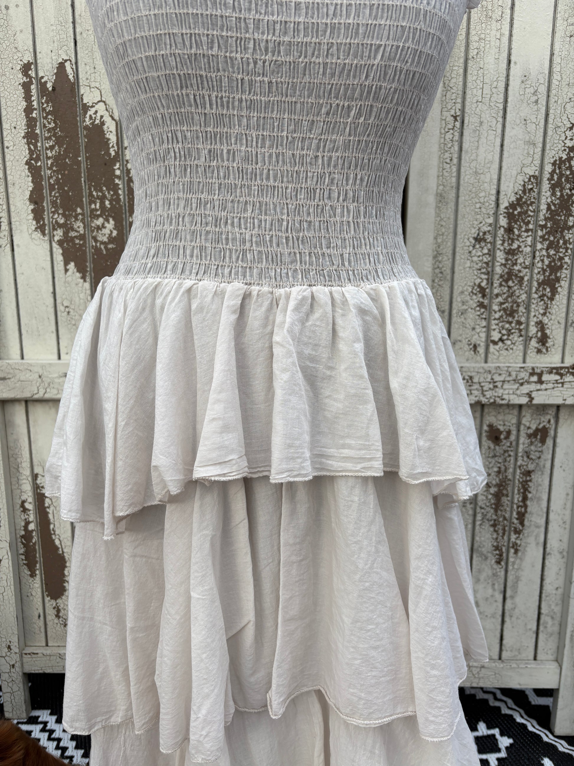 Made in Italy Ruffle Dress Various Colours